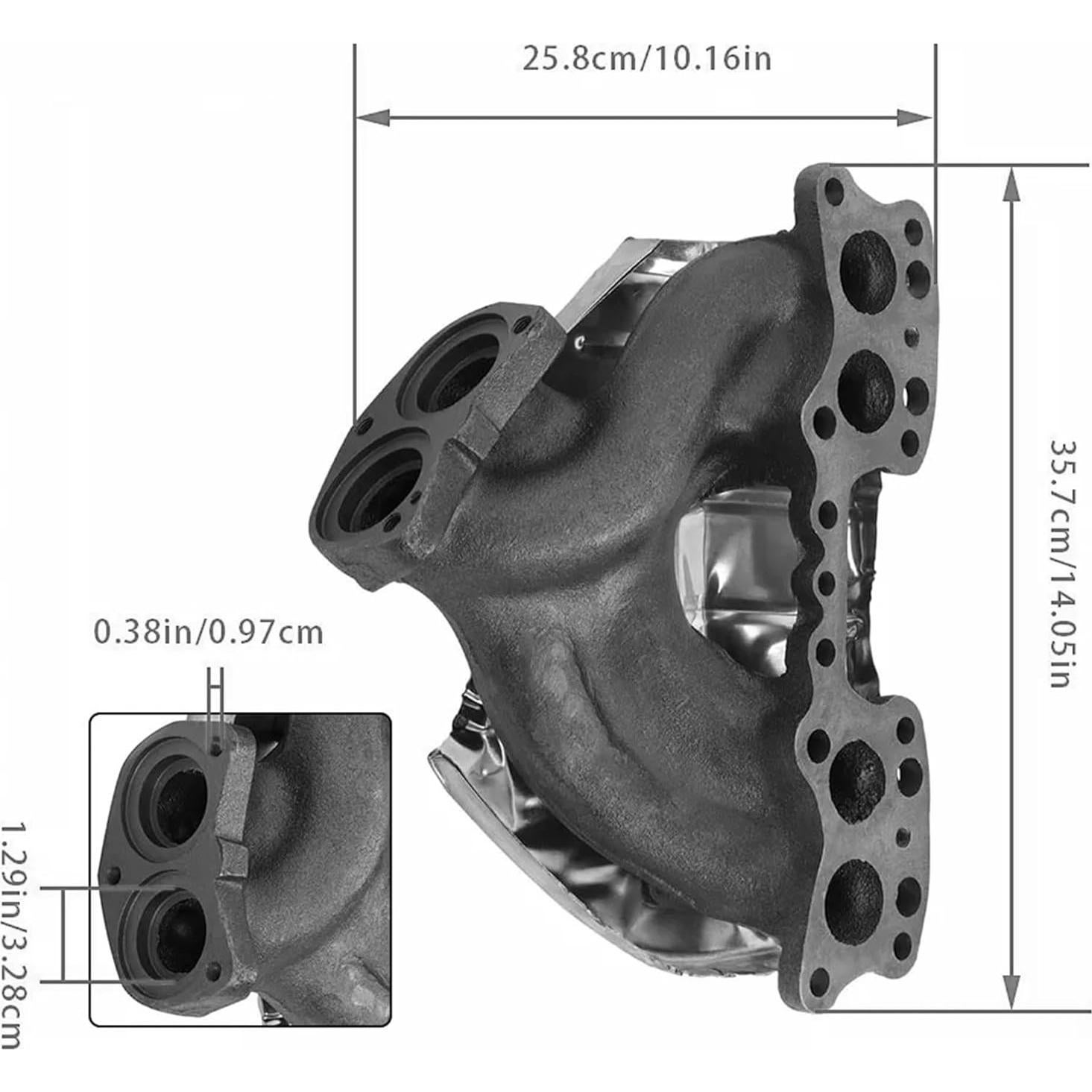 Colector de escape AngyMeck para Toyota 4Runner 1985-1995