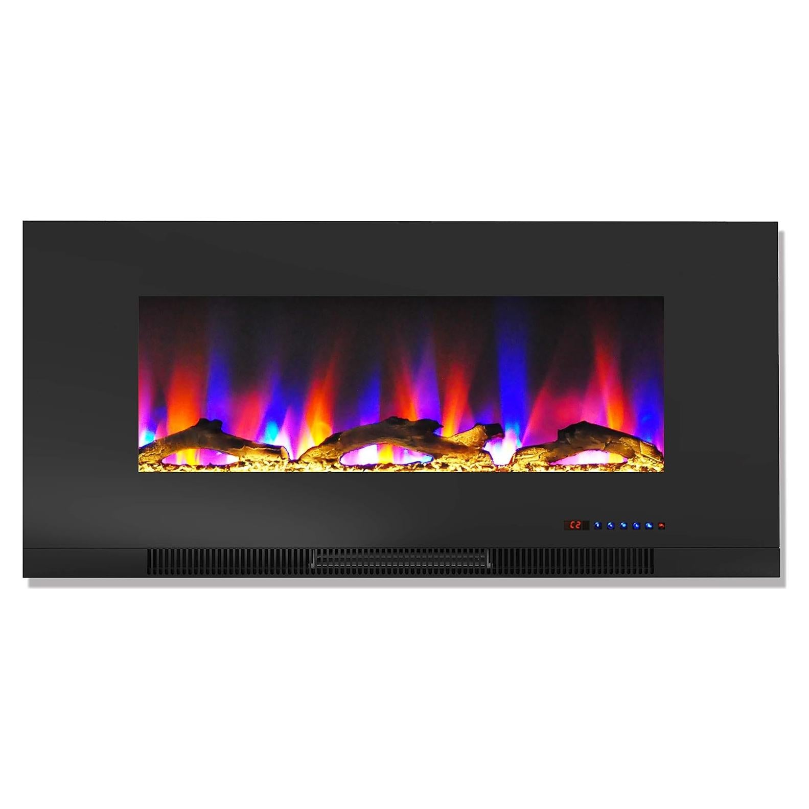 Chimenea Eléctrica Cambridge 106 cm Control Remoto Multicolor