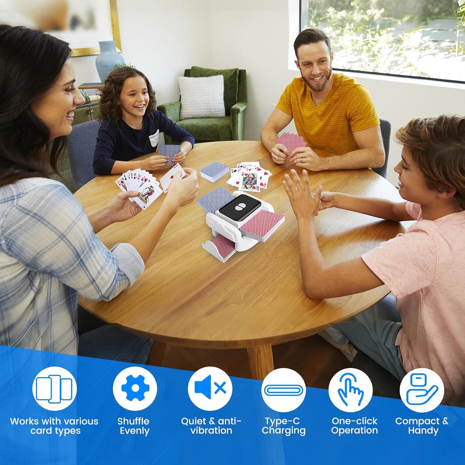 Barajador Automático Recargable TGHIJKK - Bajo Ruido, Compacto