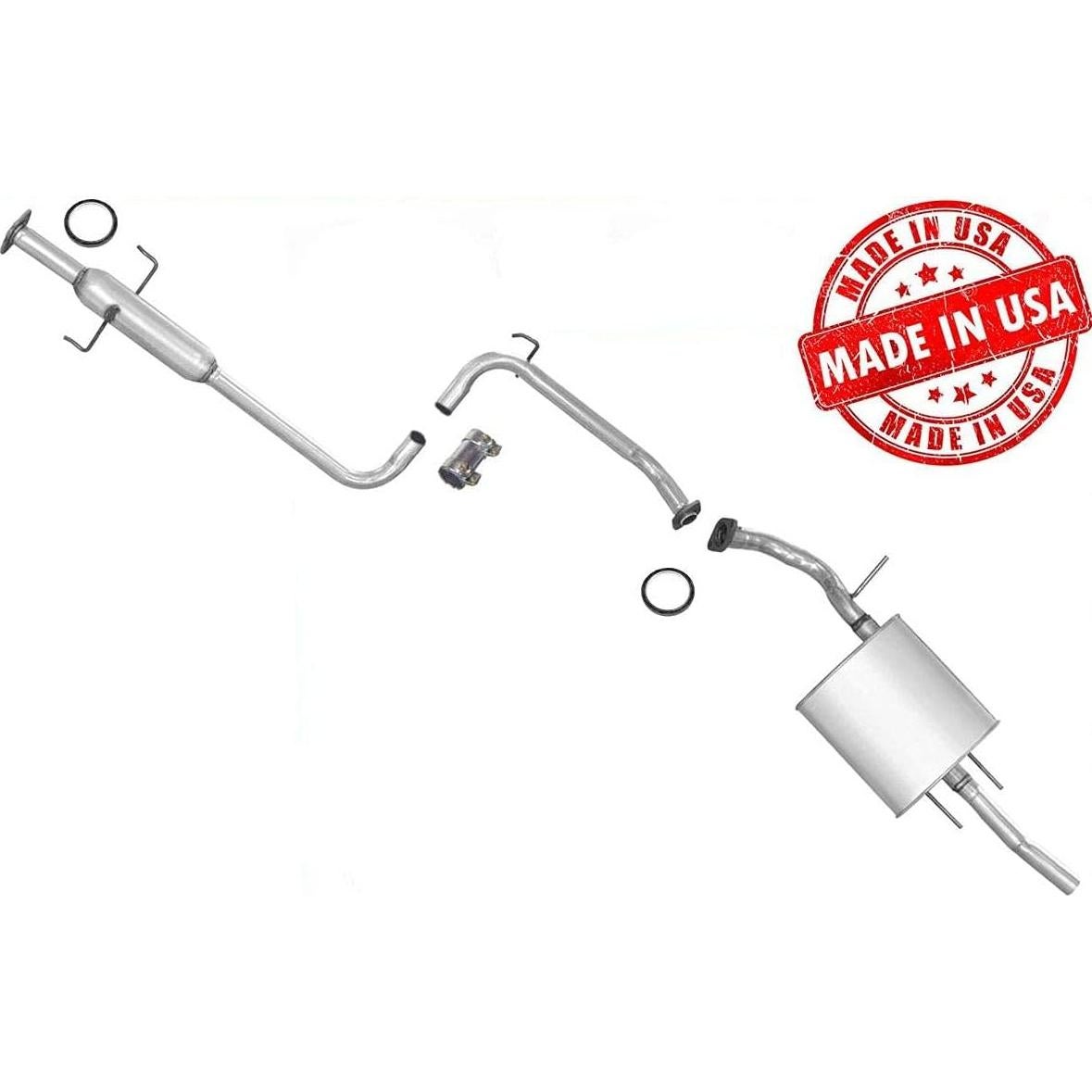 Sistema de escape Toyota Corolla 1.6L 1991-1992 Mac Auto Parts