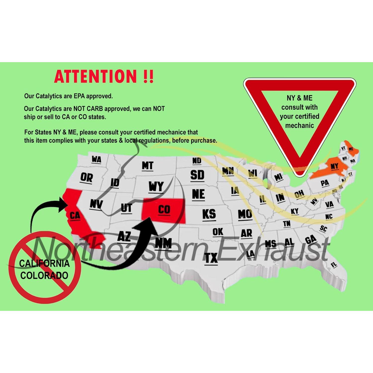 Catalizador Escape Northeastern Toyota Tundra 2003-2004 4.7L