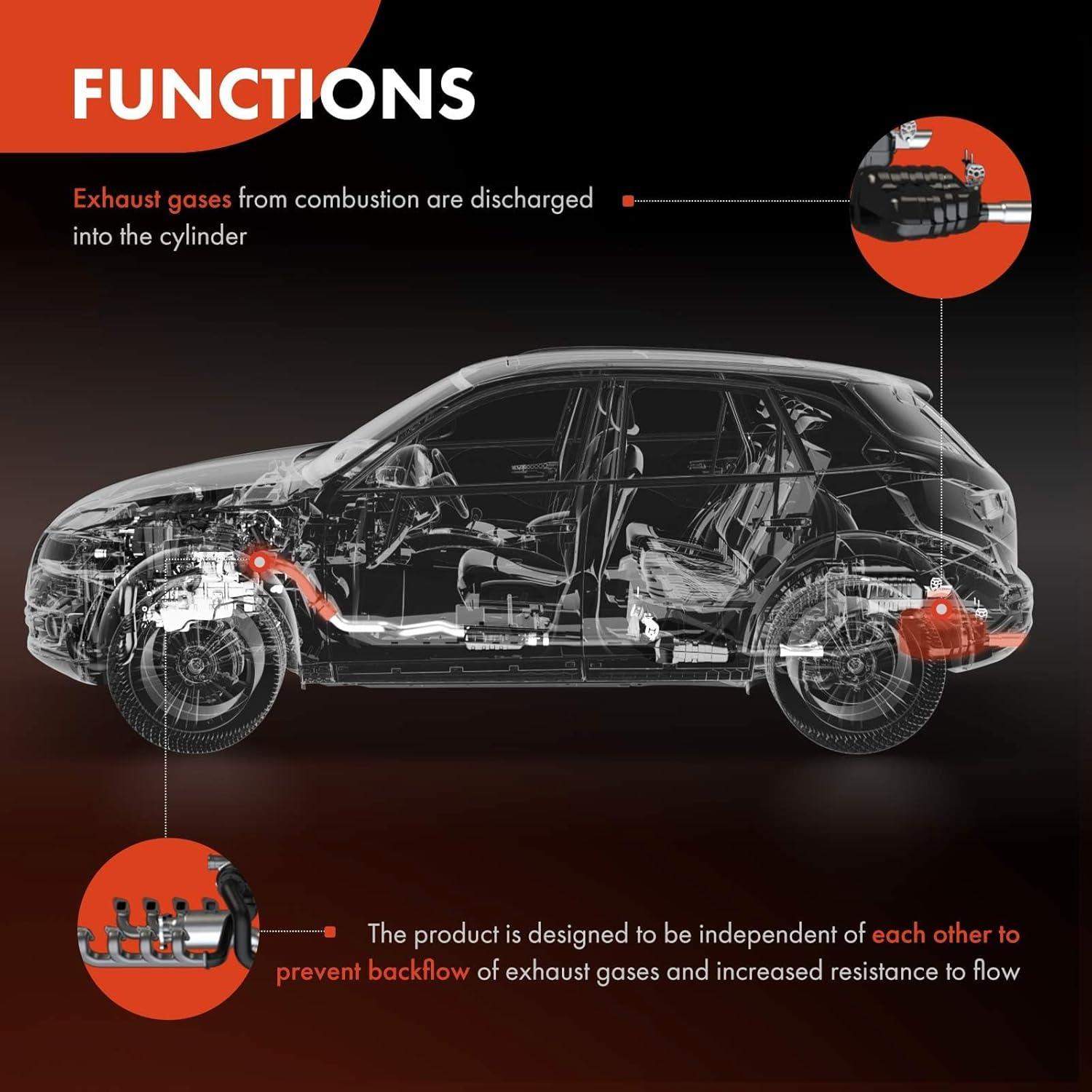 Kit Colector de Escape A-Premium para Toyota Corolla 1.8L