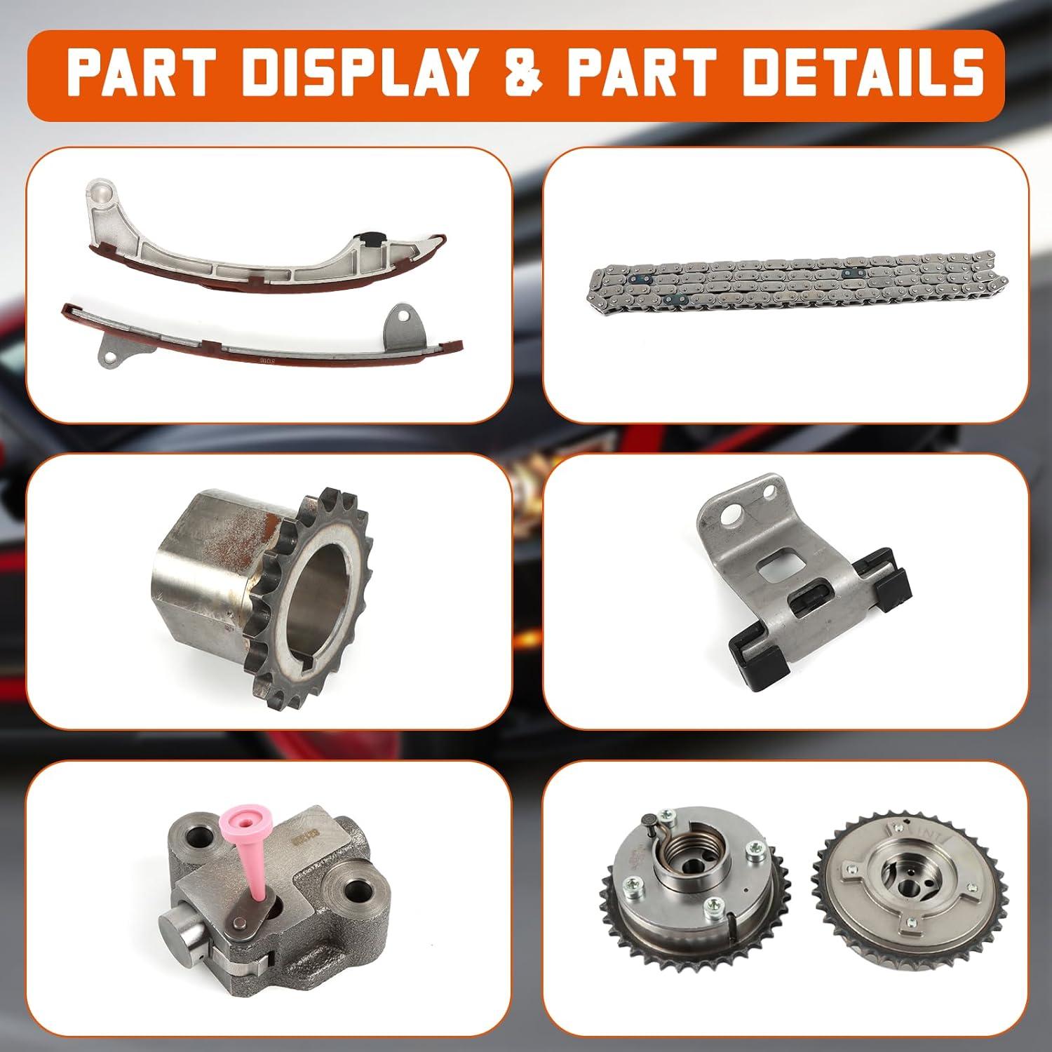 Kit de cadena de distribución Daysyore VVT 2.5L 2.7L compatible