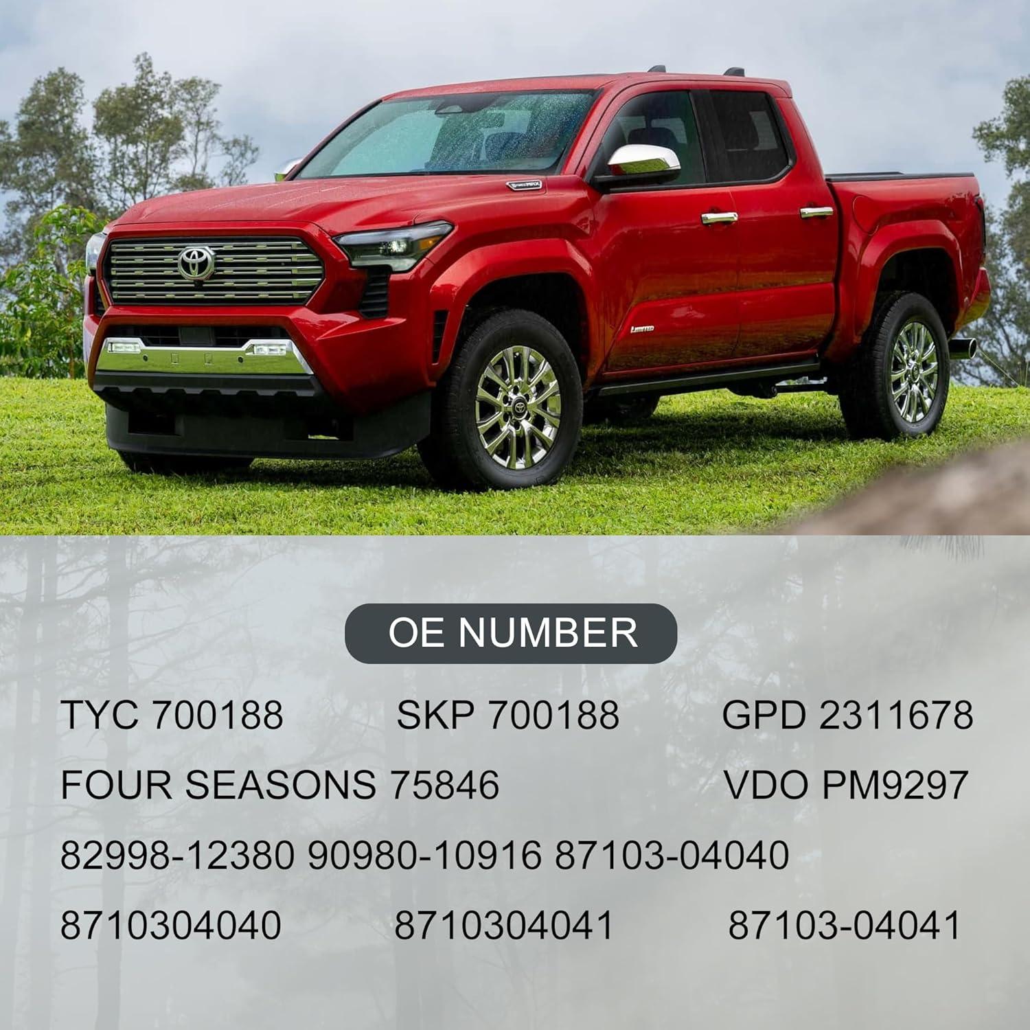 Conector de Resistor Motor Ventilador XINSAUTO Toyota Tacoma