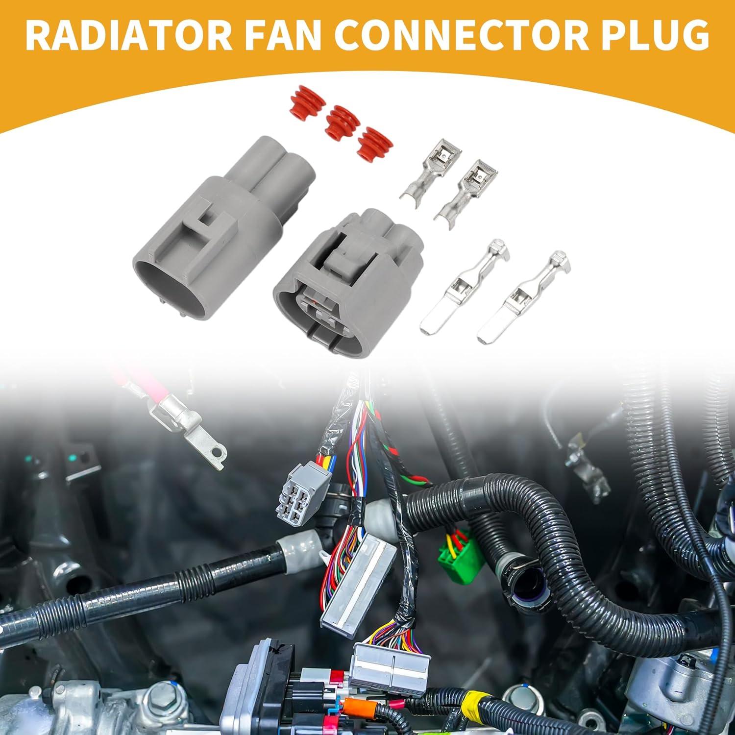 Conector de Ventilador Radiador 2 Pines Partuto Toyota RAV4