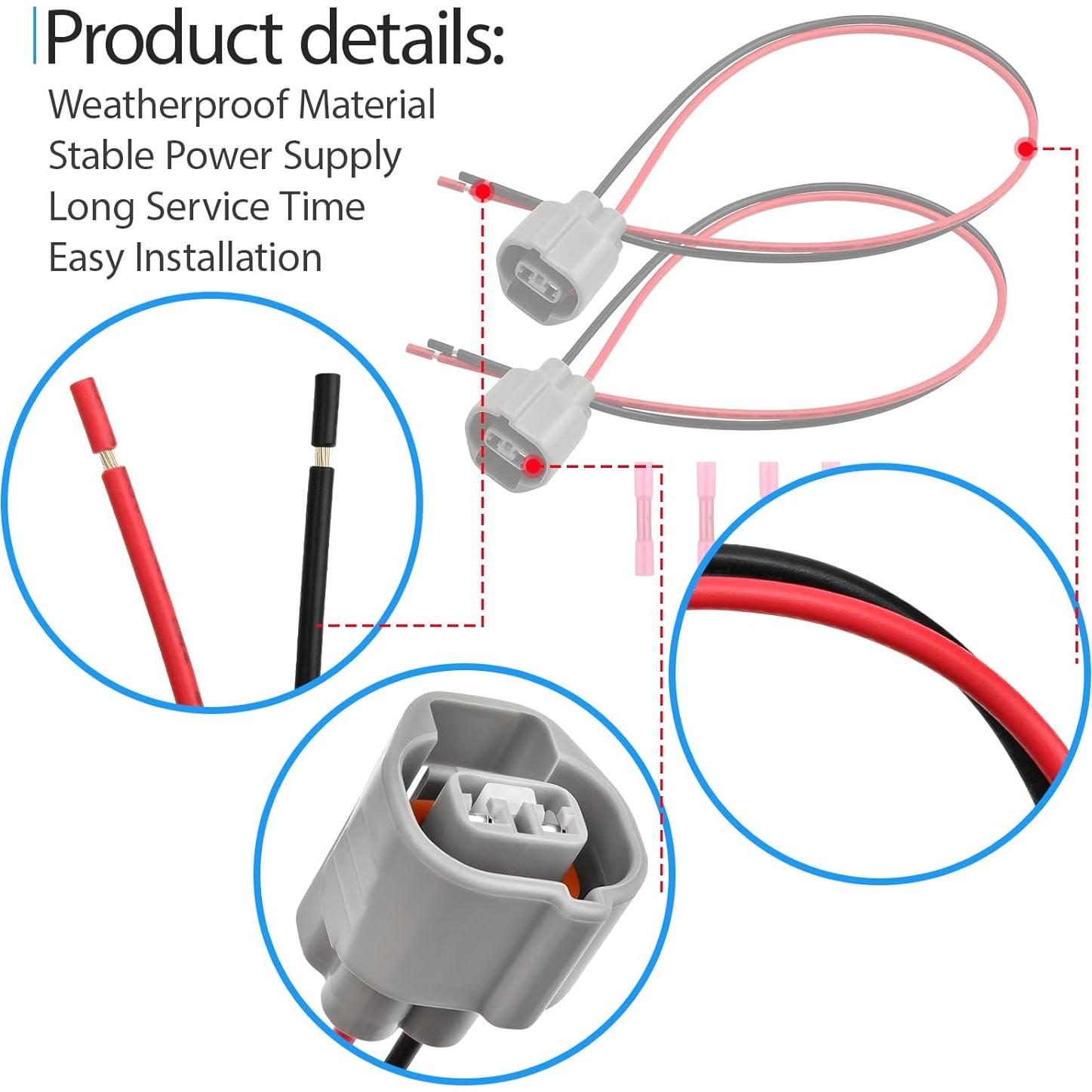 Conector de Luz Marcador Lateral Baowen para Toyota Tacoma 2002-2004