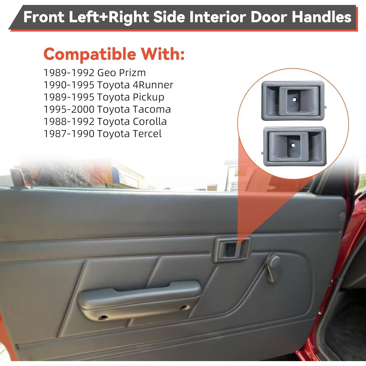 Manijas Interiores de Puerta DEAL para Toyota y Geo - 2 Piezas