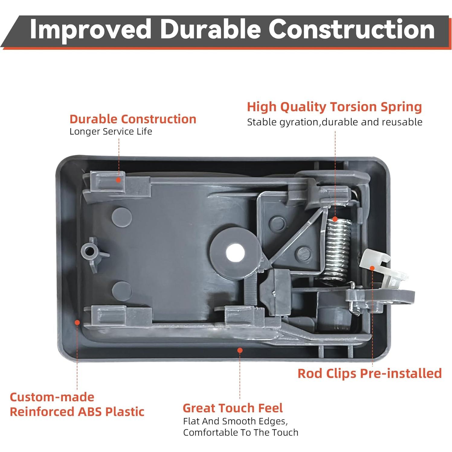 Manijas Interiores de Puerta DEAL para Toyota y Geo - 2 Piezas