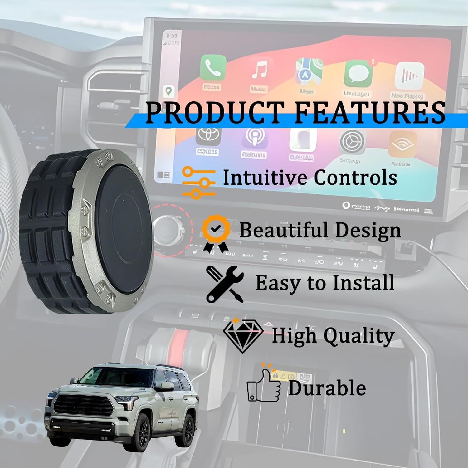 Control de Volumen Perilla Gluebar para Toyota Tundra/Sequoia 2022-2025