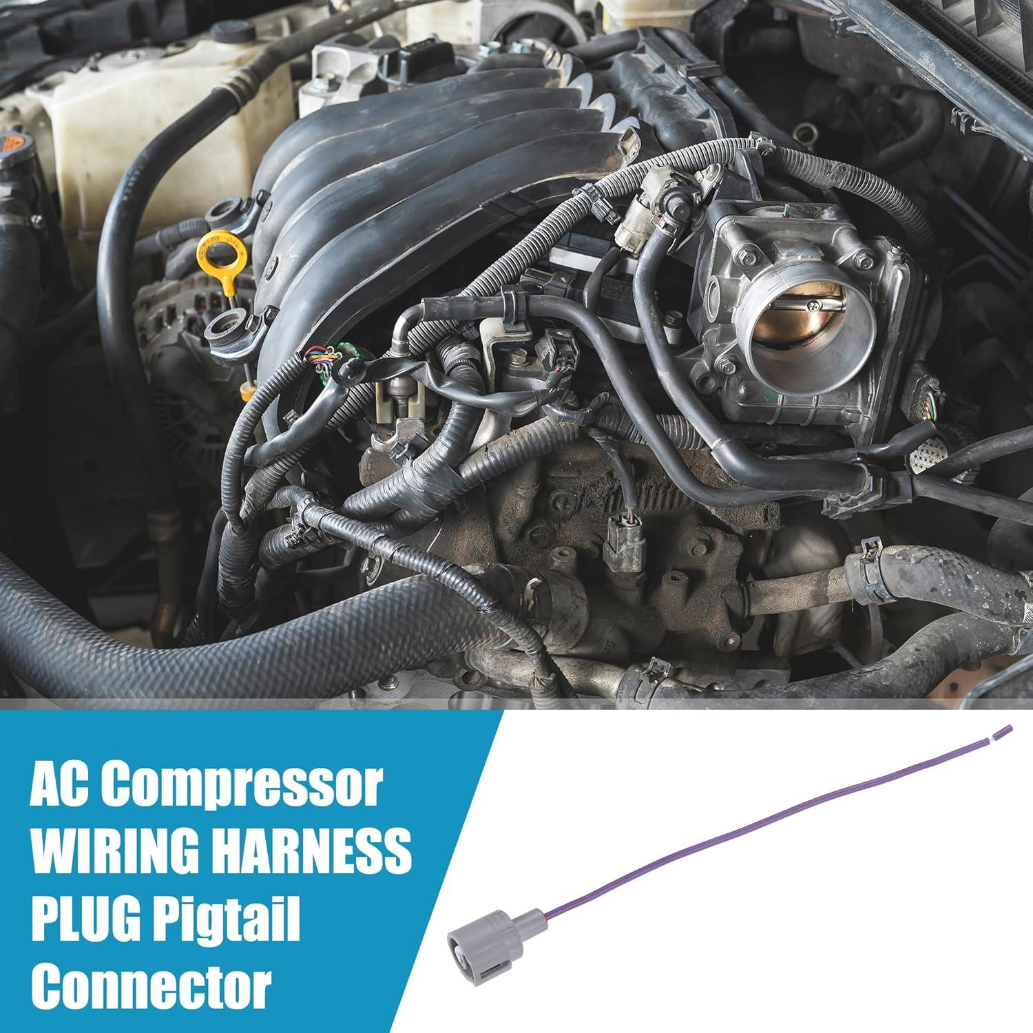 Conector de cableado compresor AC uxcell 9098011271 para Toyota