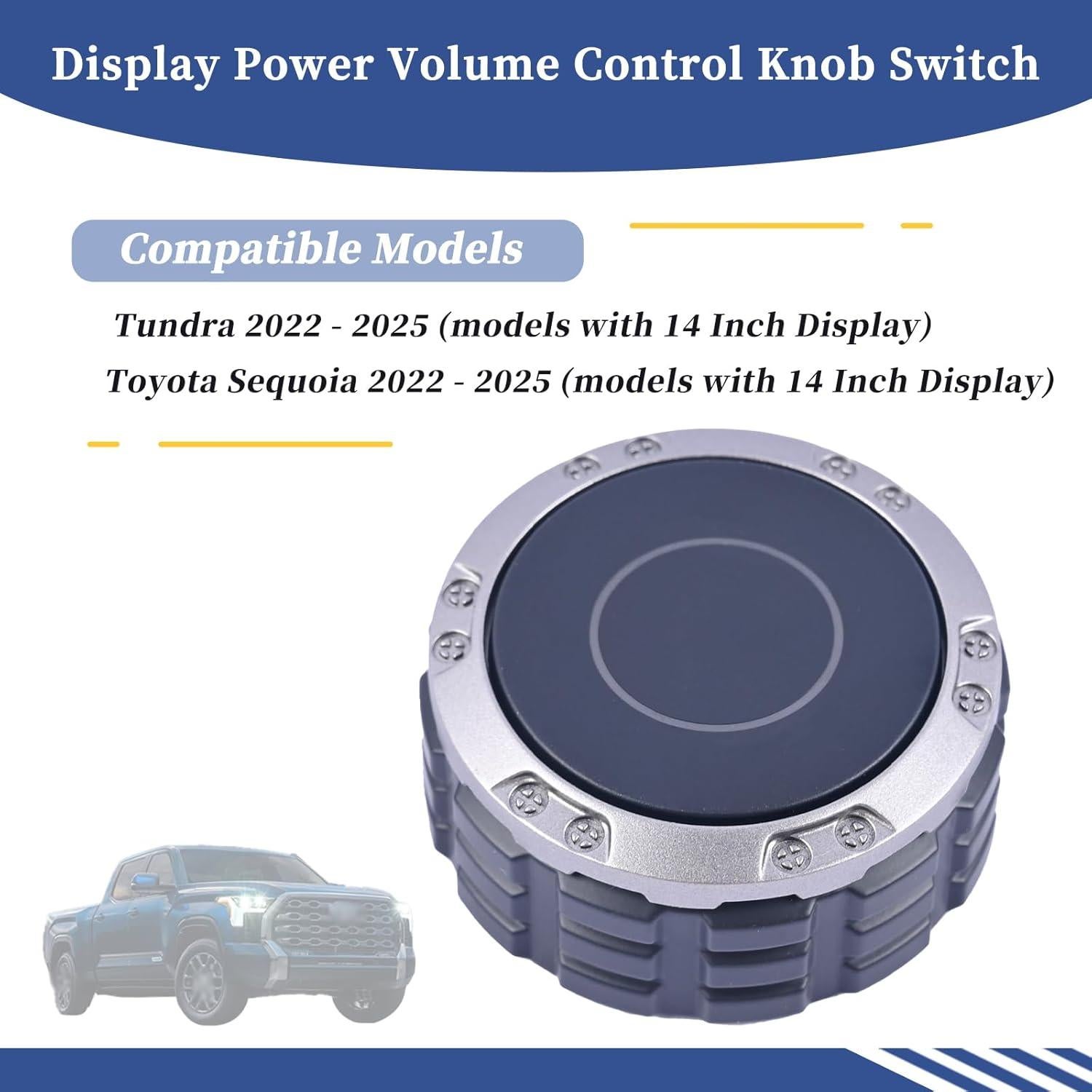 Perilla de Control de Volumen Toyota Tundra/Sequoia 2022-2025 14"