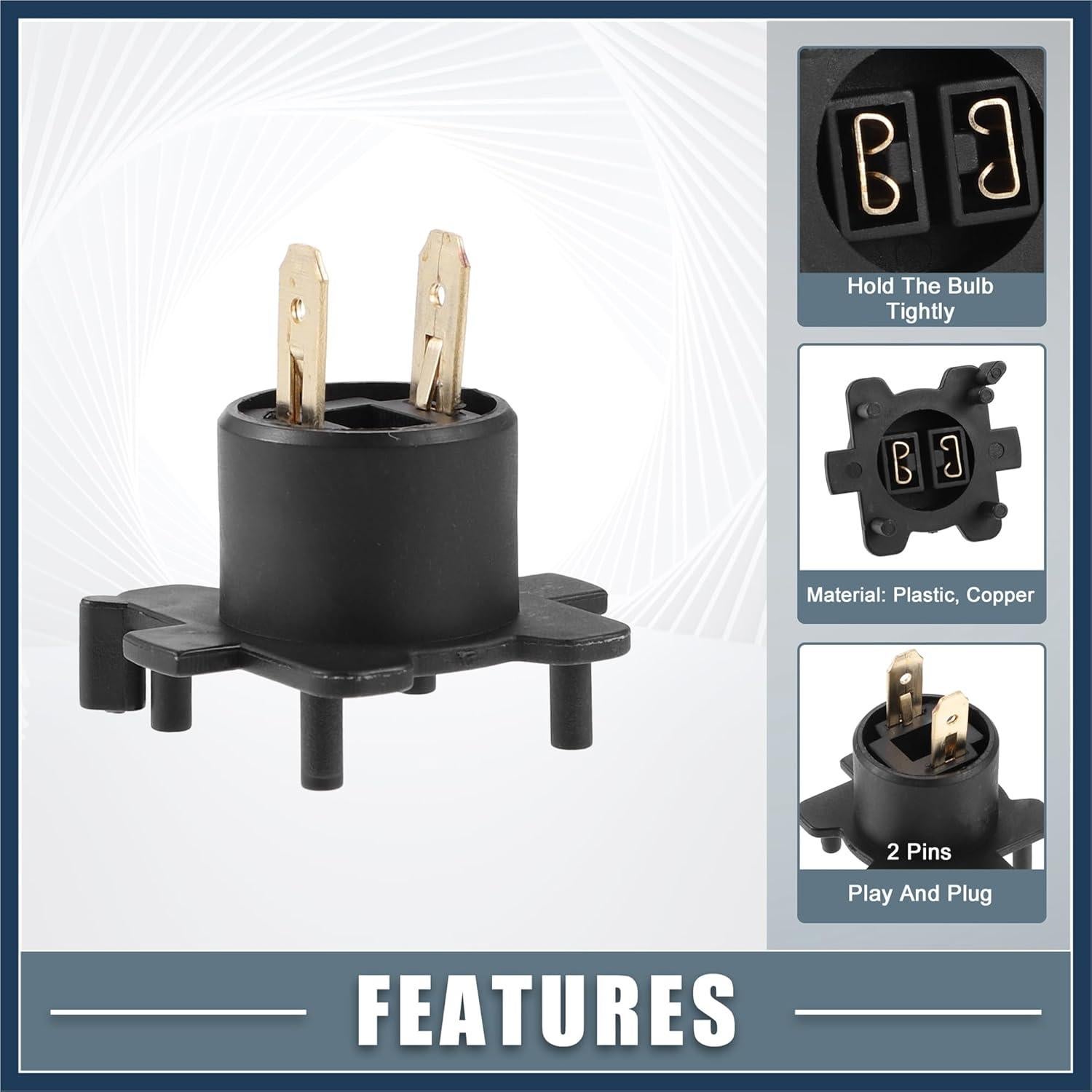 Adaptador de zócalo de bombilla INFINAUTO 90075-99140 para Toyota