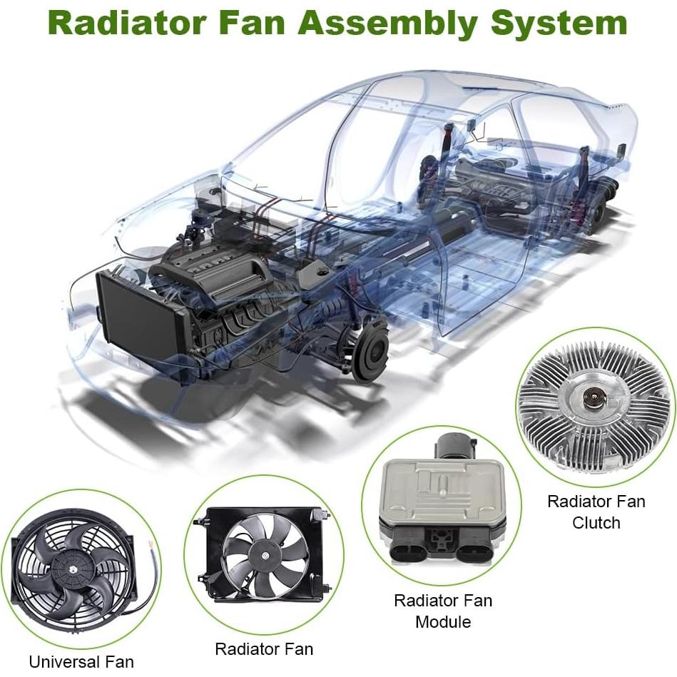 Embrague de Ventilador SCITOO para Toyota 4Runner y Hiace