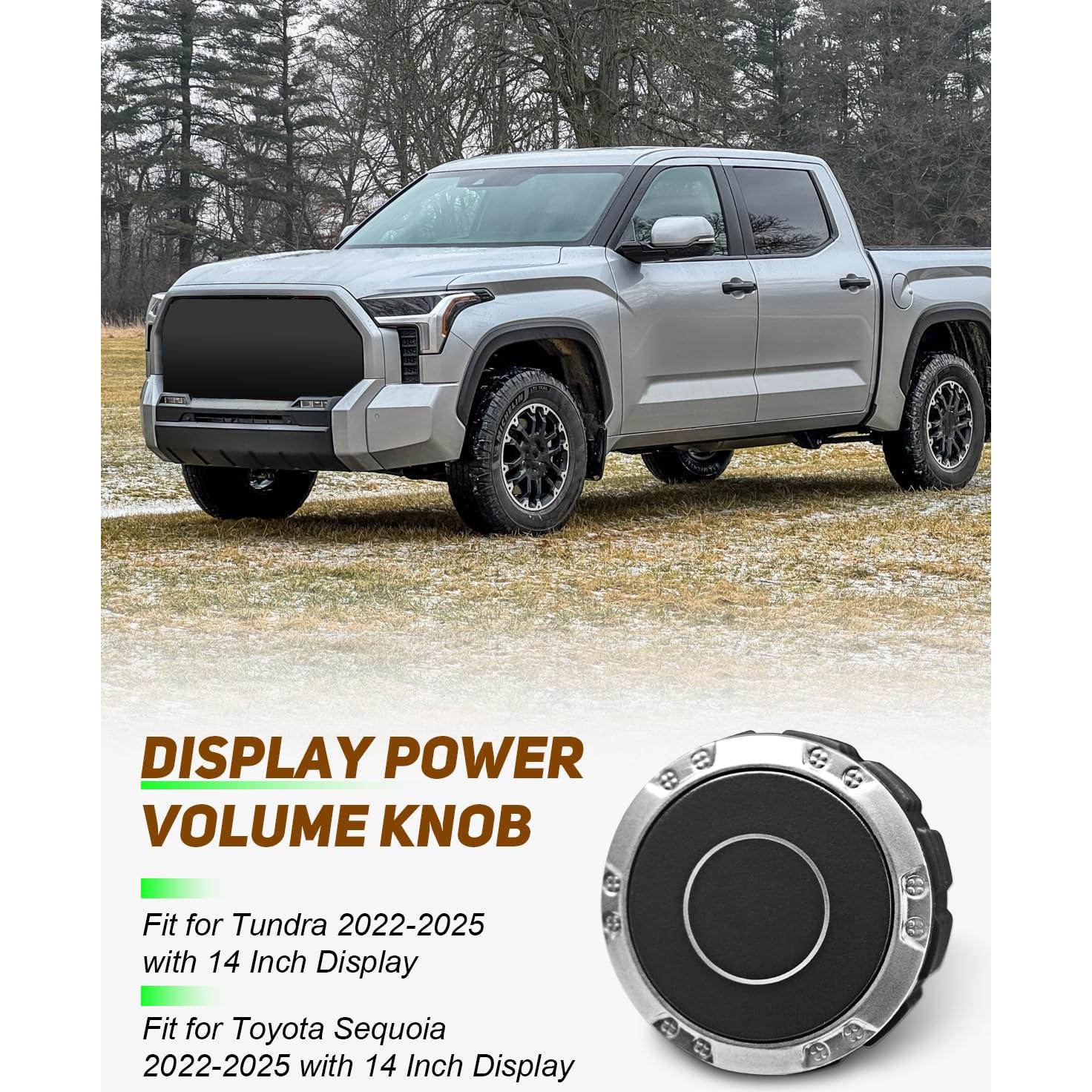 Botón de Control de Volumen para Toyota Tundra/Sequoia 14" 2022-2025