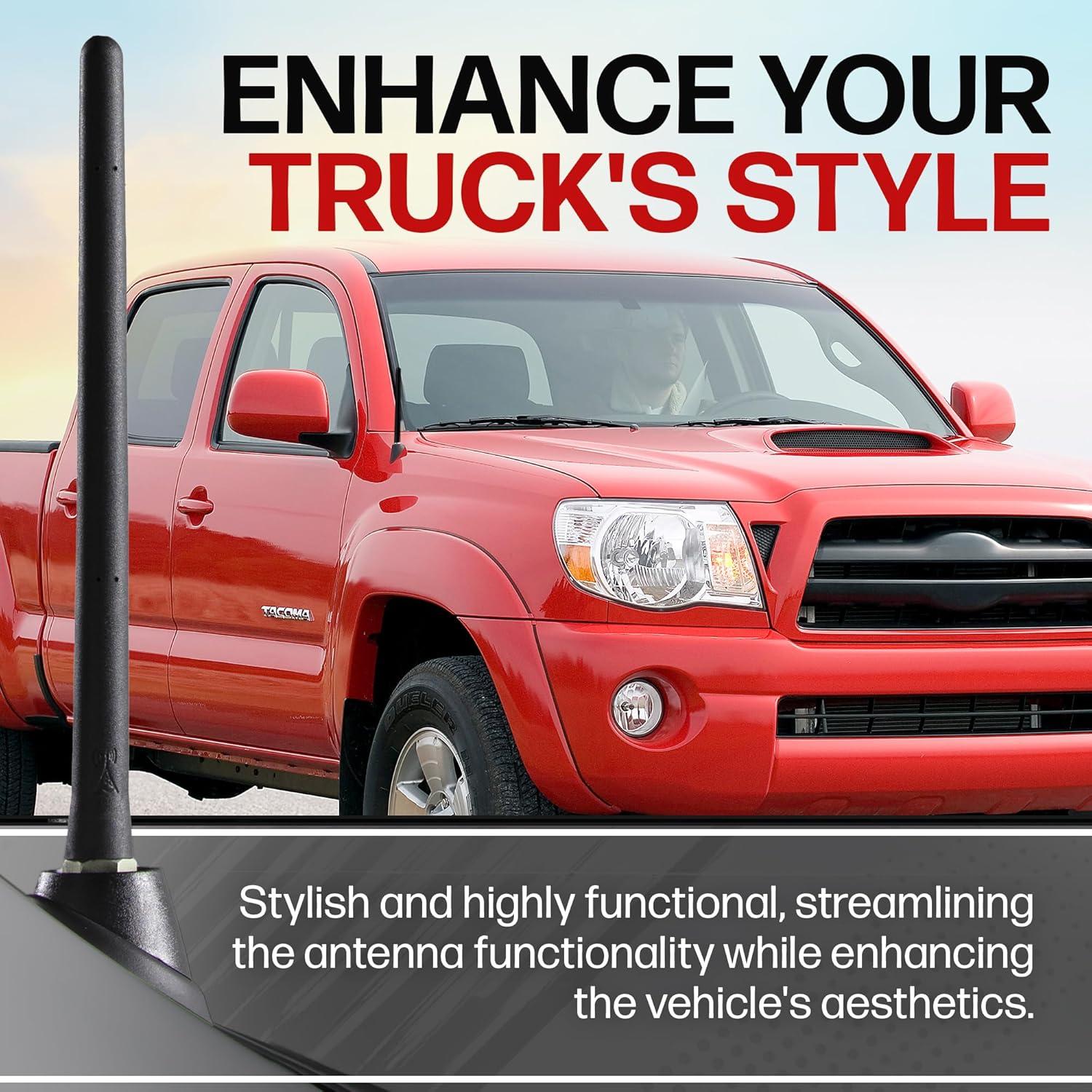 Antena Corta de Goma AntennaMastsRus para Toyota Tacoma 1995-2015