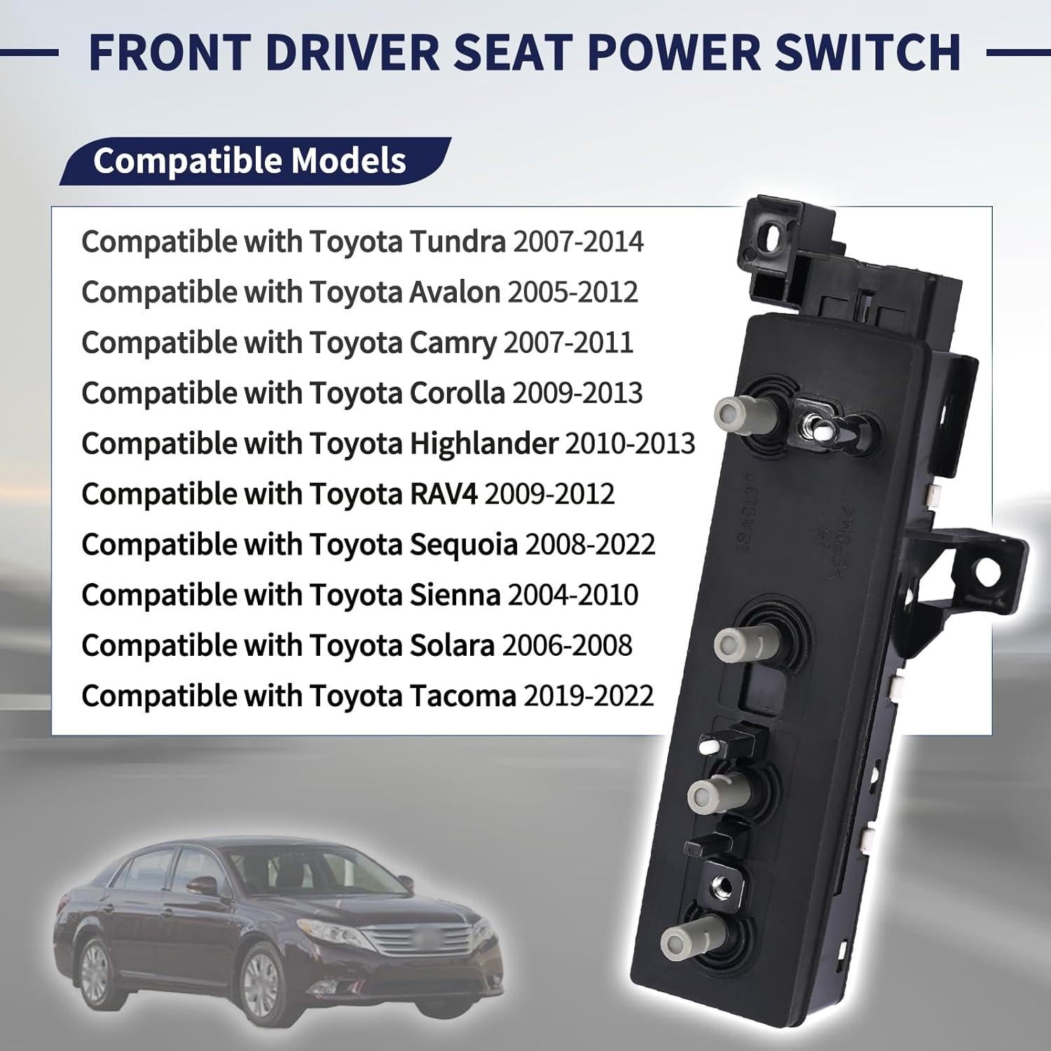 Interruptor Eléctrico Asiento Conductor Toyota Tundra 2007-2014