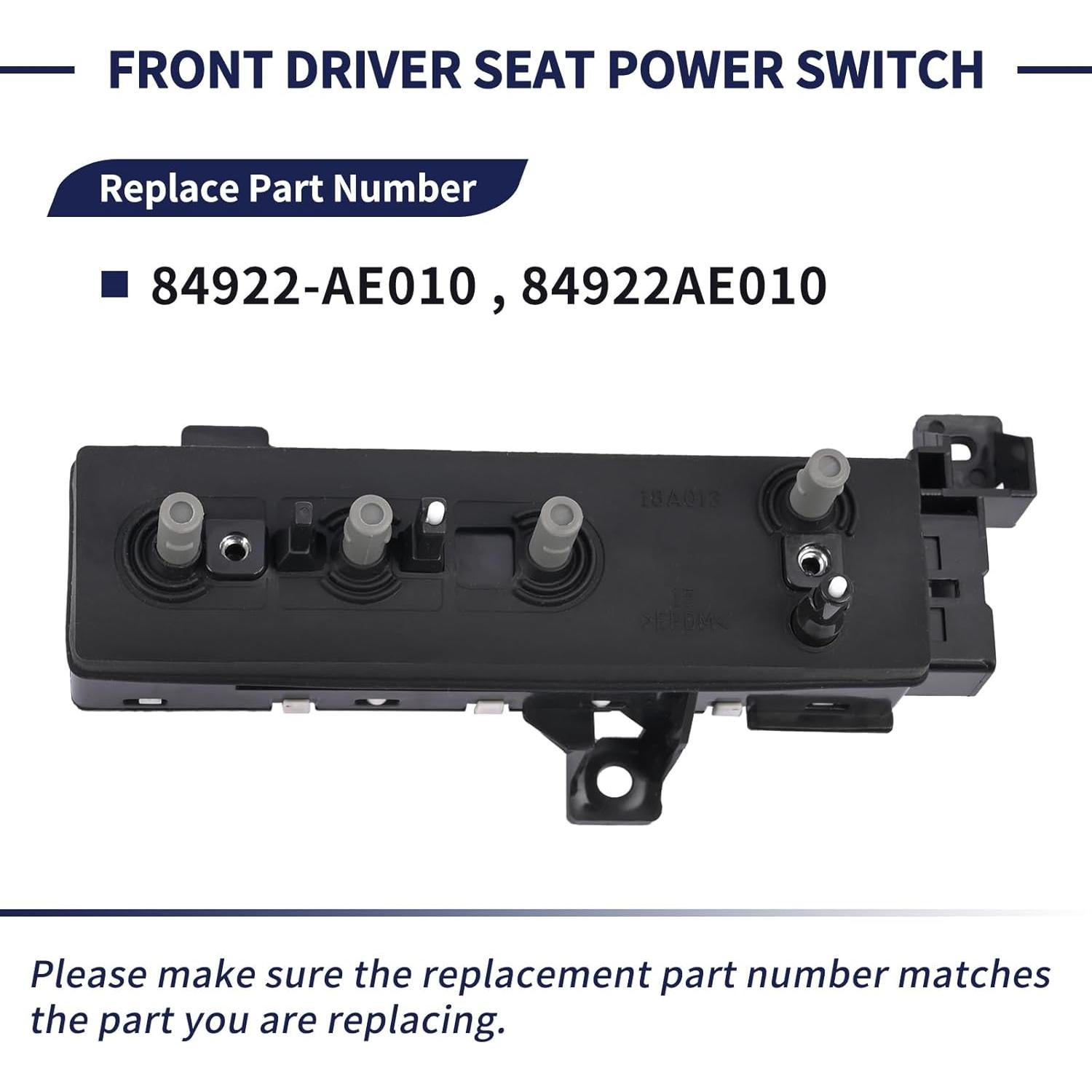 Interruptor Eléctrico Asiento Conductor Toyota Tundra 2007-2014