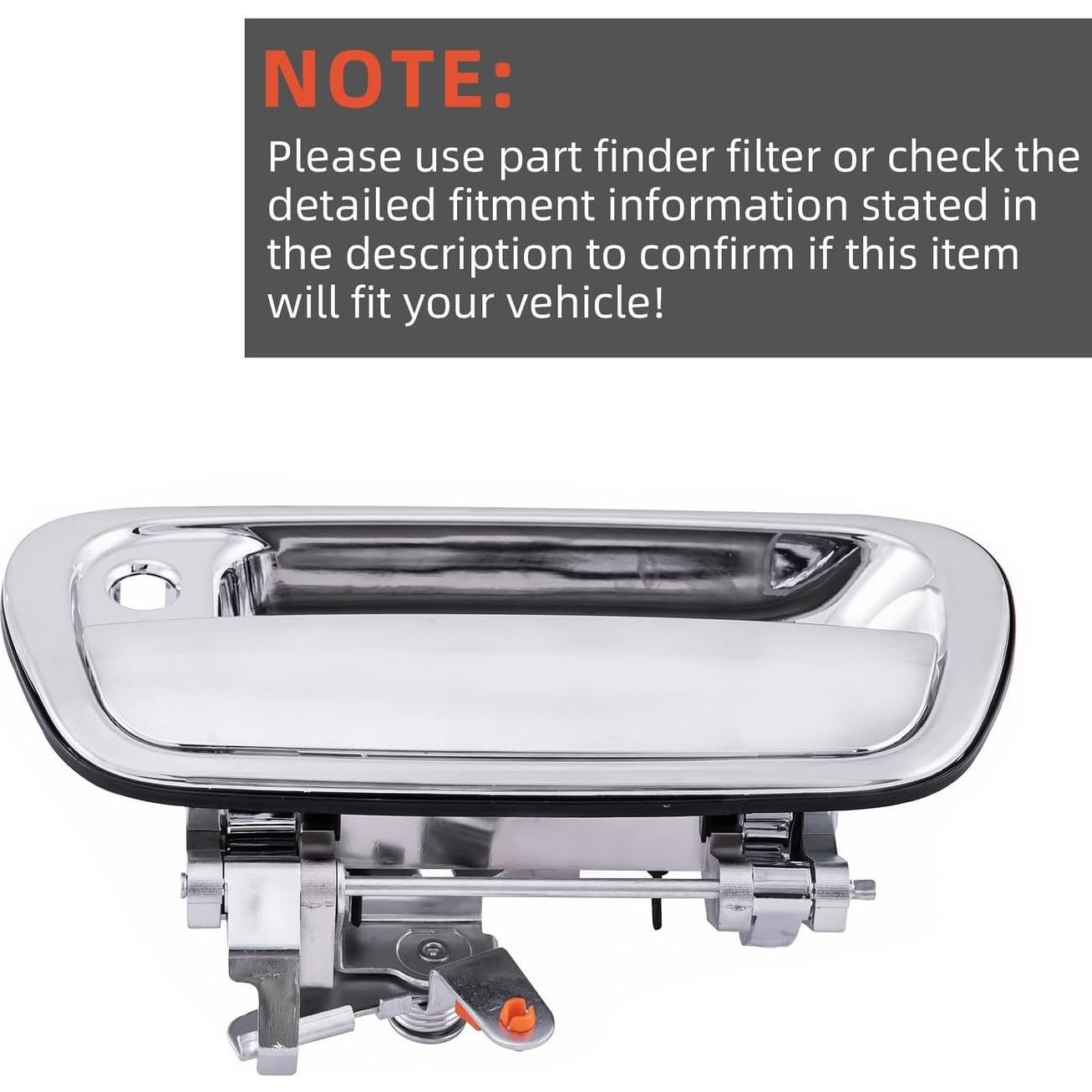 Mango de Puerta Trasera Cromado Toyota Tundra 2000-2006