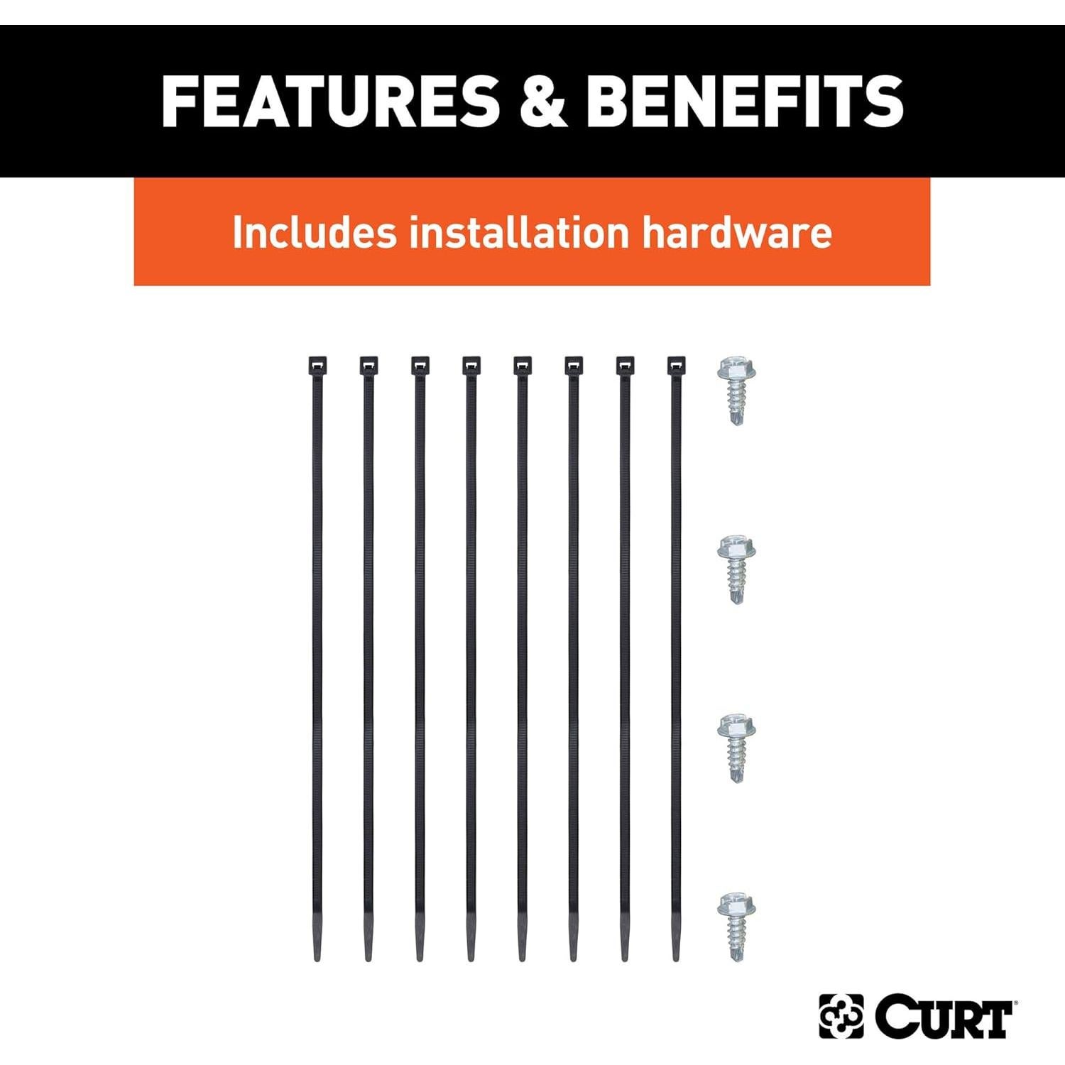 Extensión de Cableado de Remolque CURT 56070 2,13 m 7 Pines