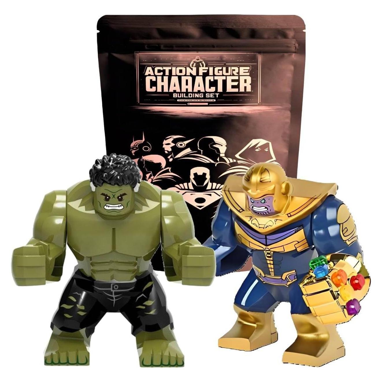Set de Figuras de Acción HuIk vs Thano - 2 Piezas - 7.6 cm