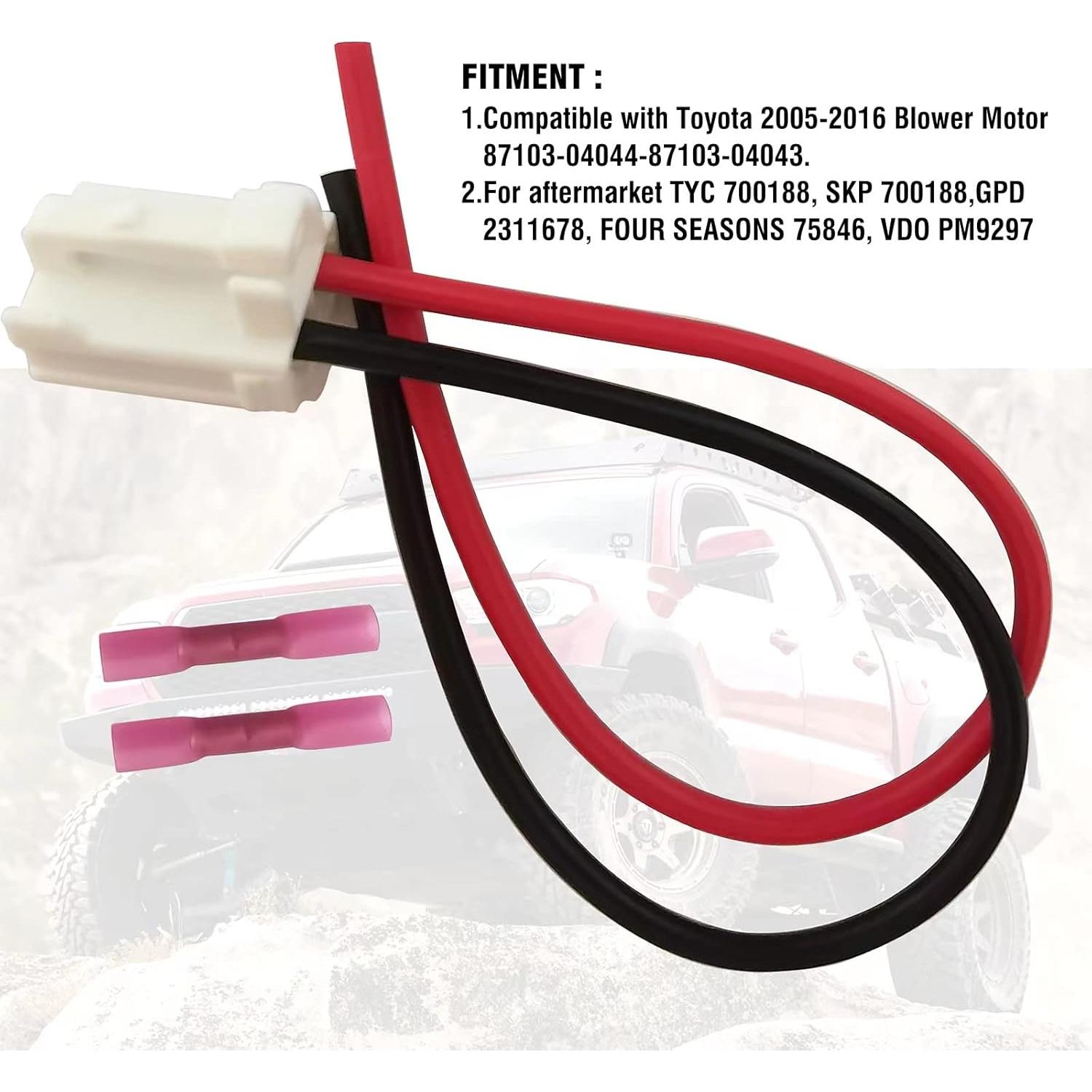 Conector de Motor de Ventilador Dusledel 90980-10916 20.32cm