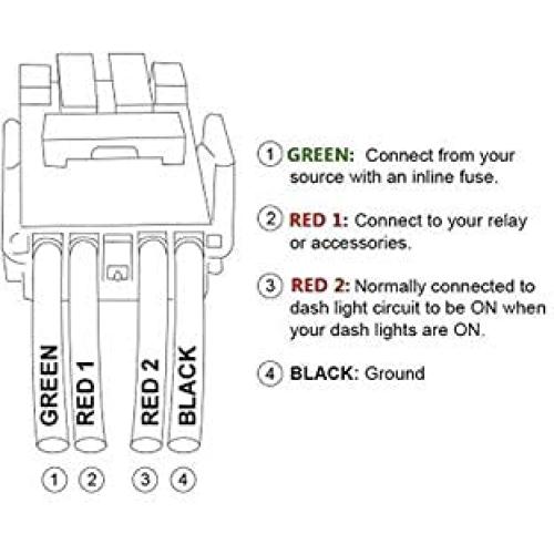 Interruptor de Presión Retroiluminado Toyota Azul 5,08 cm