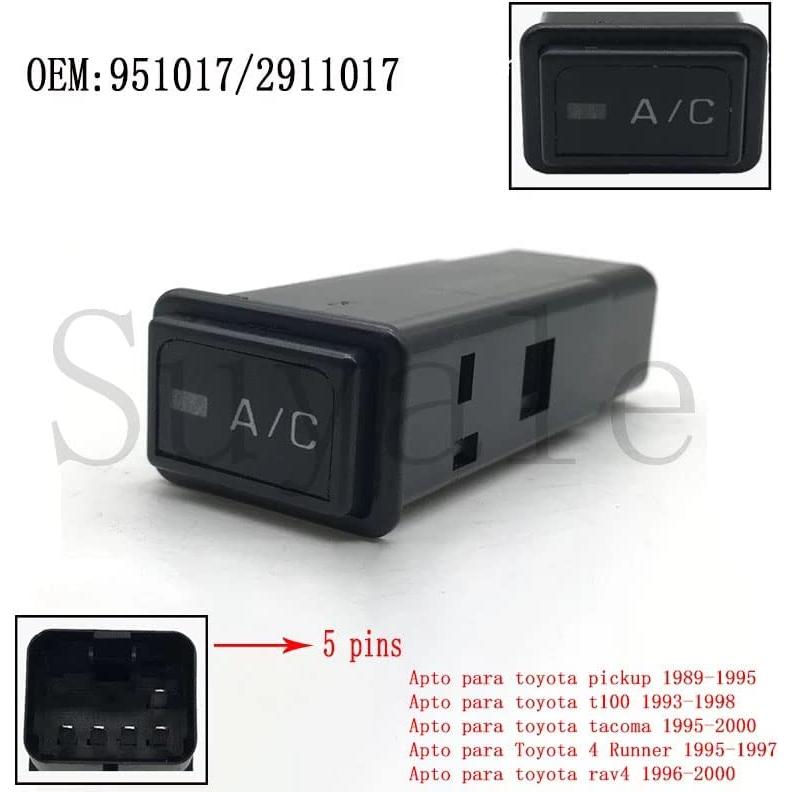 Interruptor A/C GJCC 951017 para Toyota Pickup 89-00