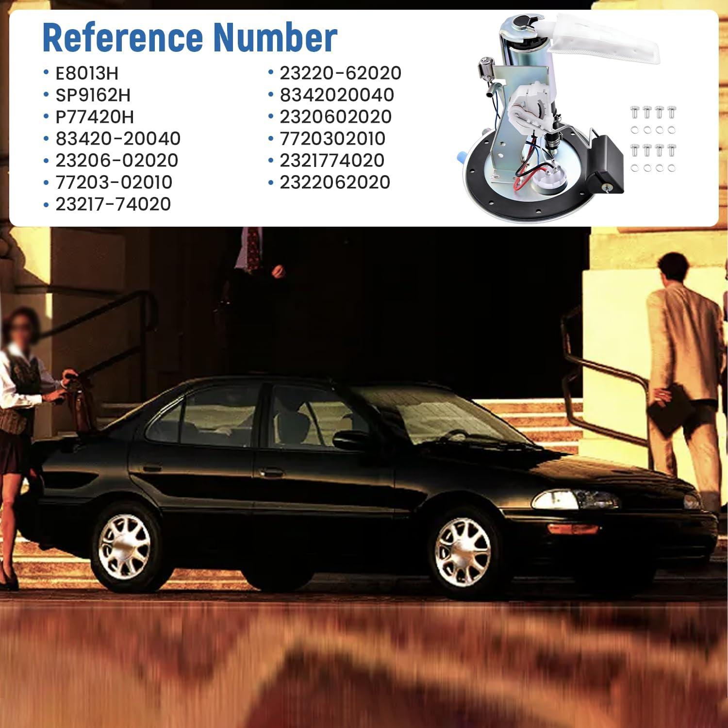 Bomba de Combustible Eléctrica Farpida E8013H para Toyota Corolla y Geo Prizm