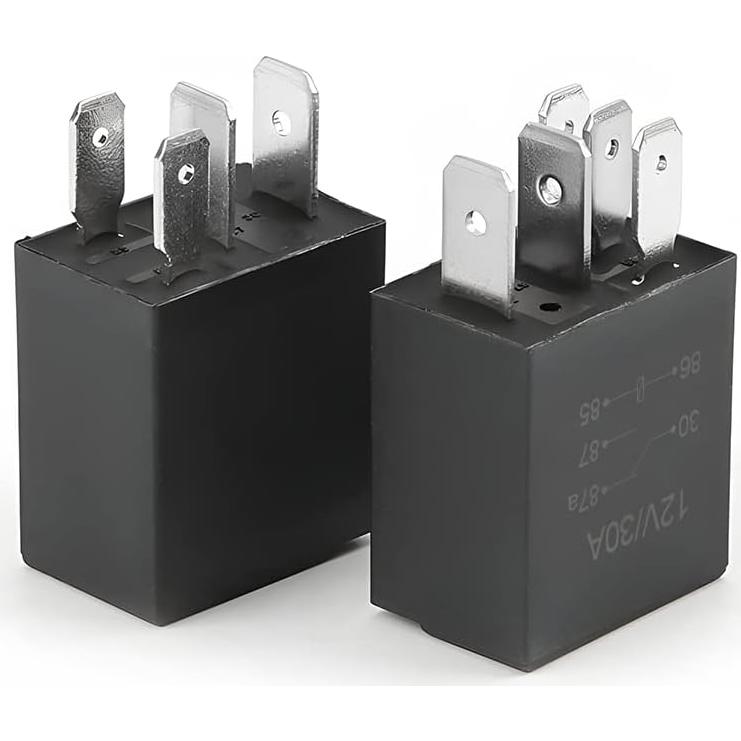 Relé Automotriz 4 Pines BLAU GRUN 12V 30A - 4 Piezas