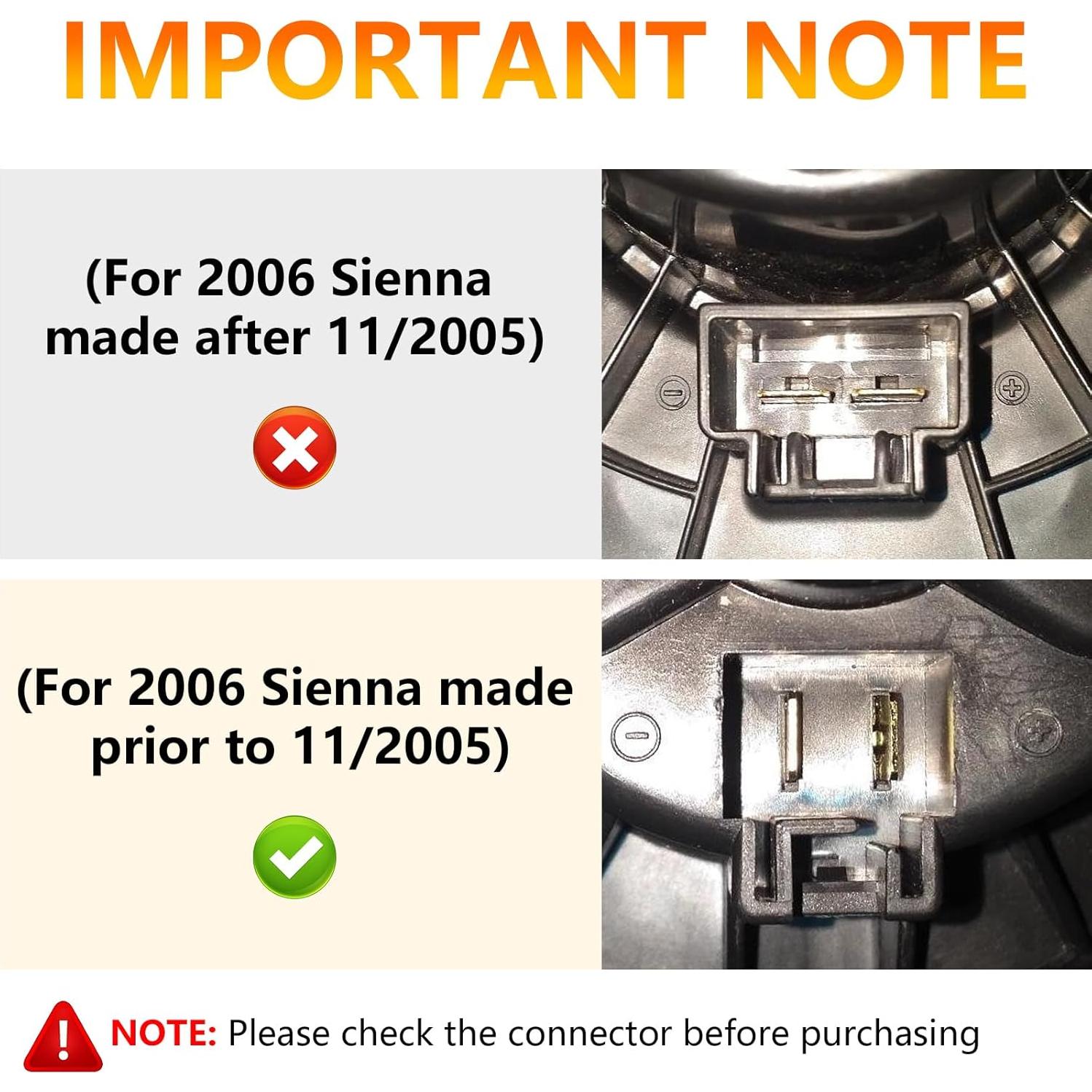Motor de Soplador HVAC TadaMark para Toyota y Lexus
