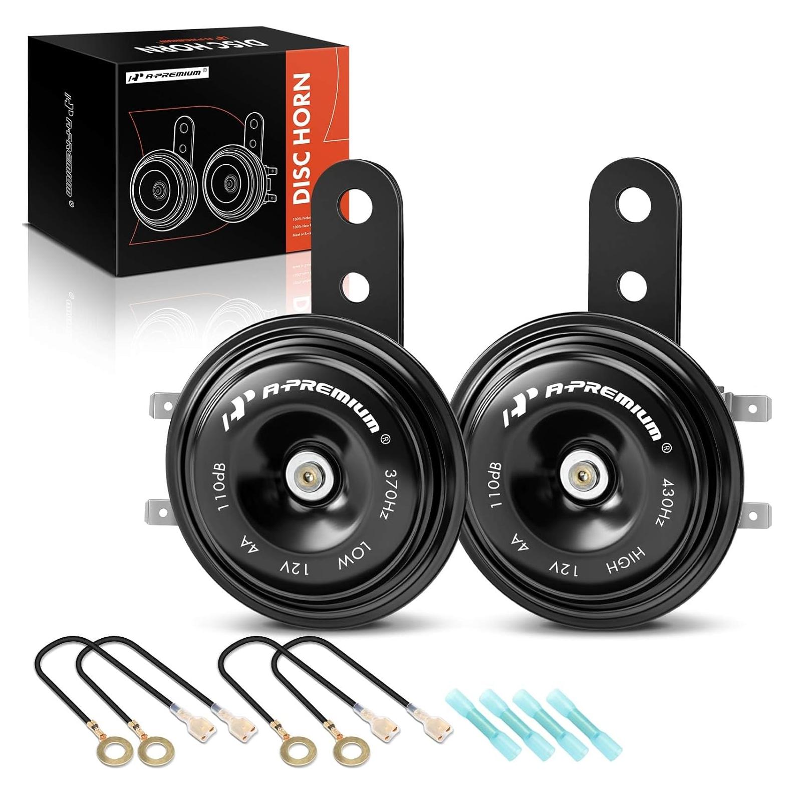 Bocina eléctrica universal A-Premium 12V 110 dB 76 mm