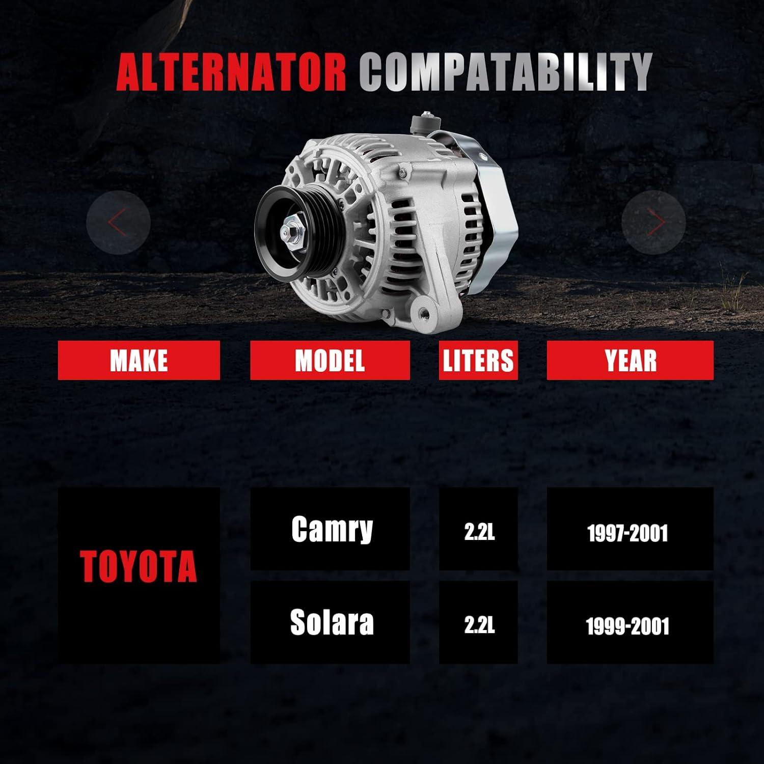 Alternador GDSMOTU 80Amp 12Volt para Camry 1997-2001