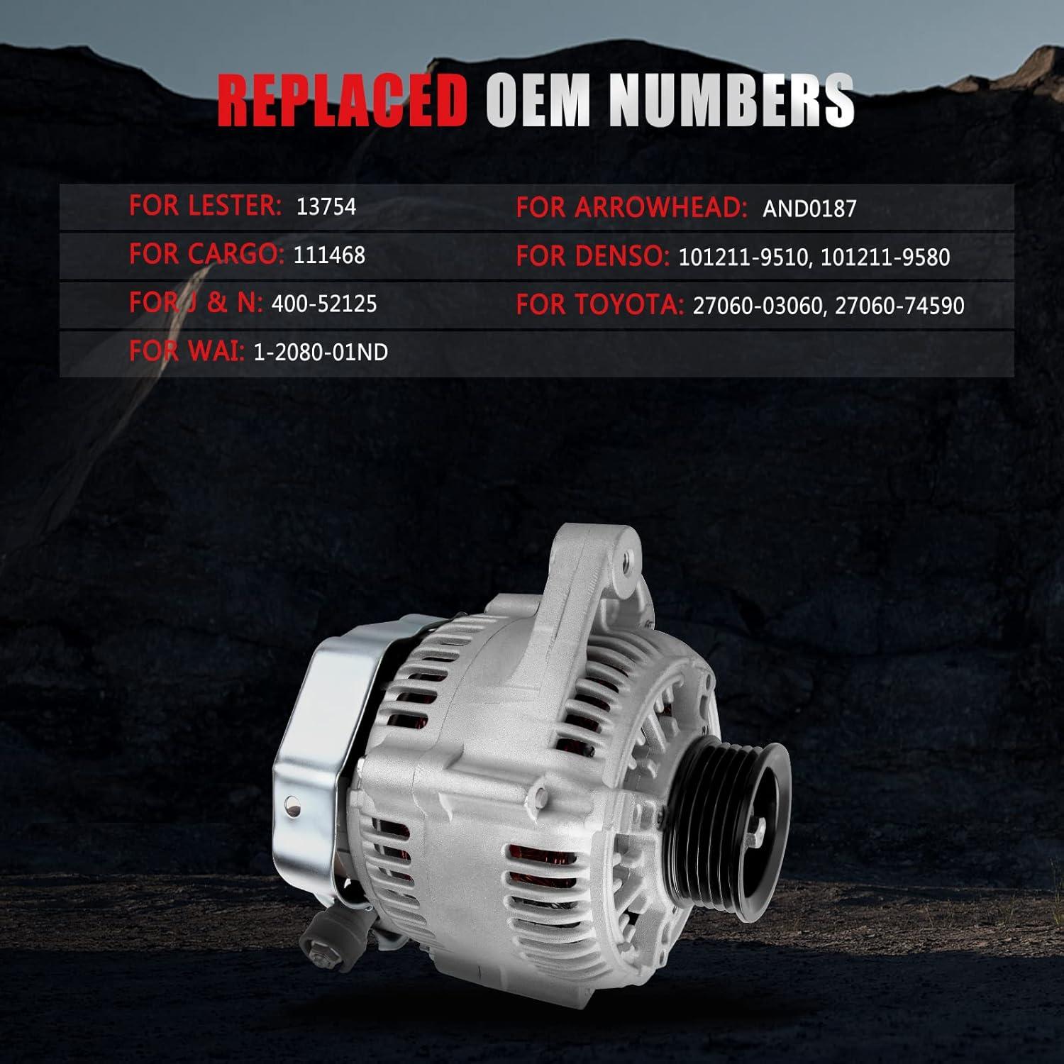 Alternador GDSMOTU 80Amp 12Volt para Camry 1997-2001