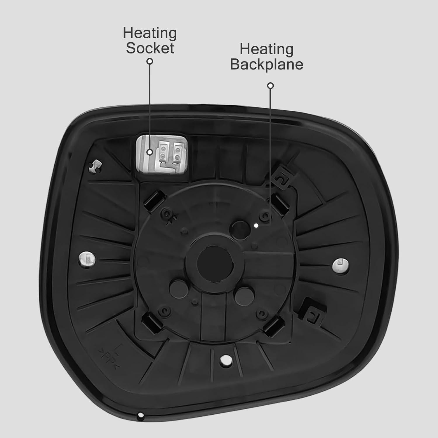 Cristal Espejo Lateral Izquierdo Toyota Land Cruiser Prado 2009-2018