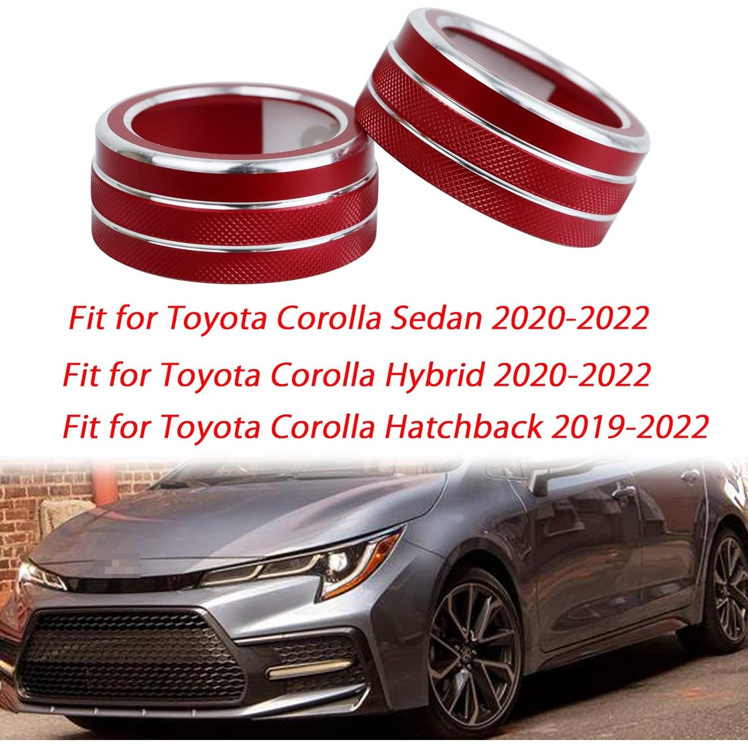 Anillo de Cubierta Botón Aire Acondicionado KEEGTBOX Rojo