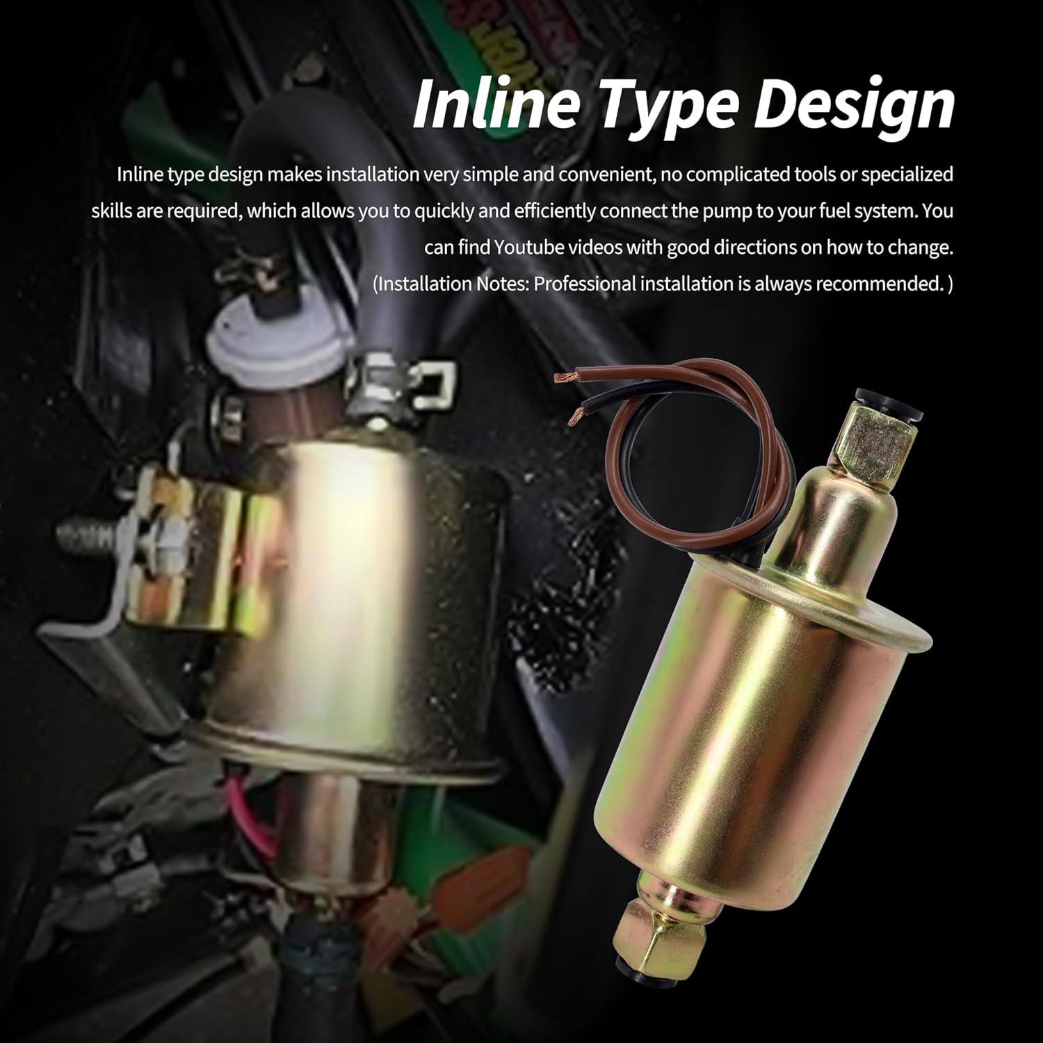 Bomba de combustible eléctrica OXCANO K4084 0.55 kg 2.5-4.5 PSI