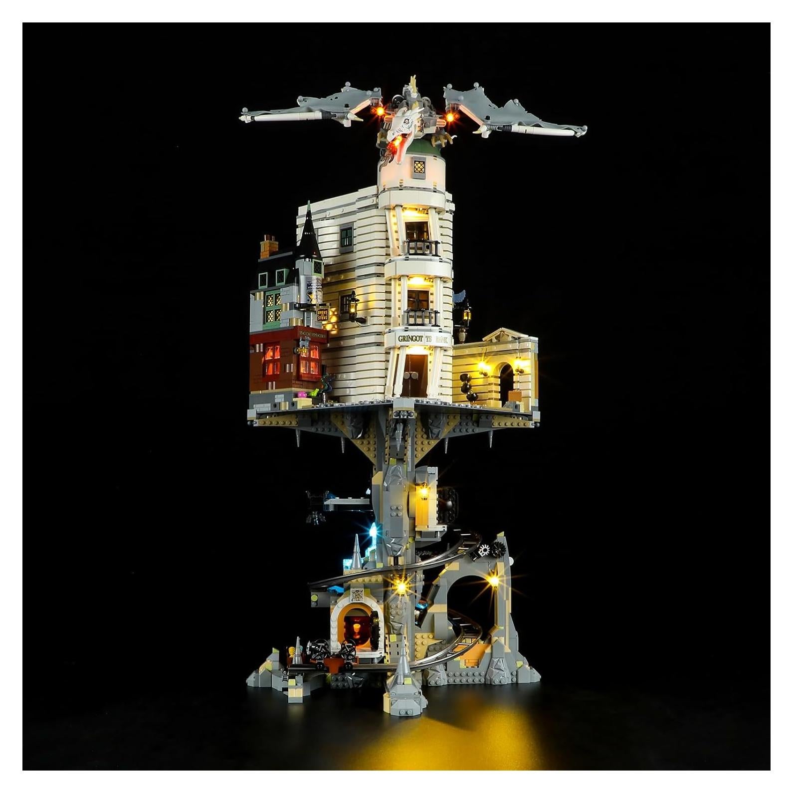 Kit de Iluminación LED BRIKSMAX para LEGO 76417 Gringotts
