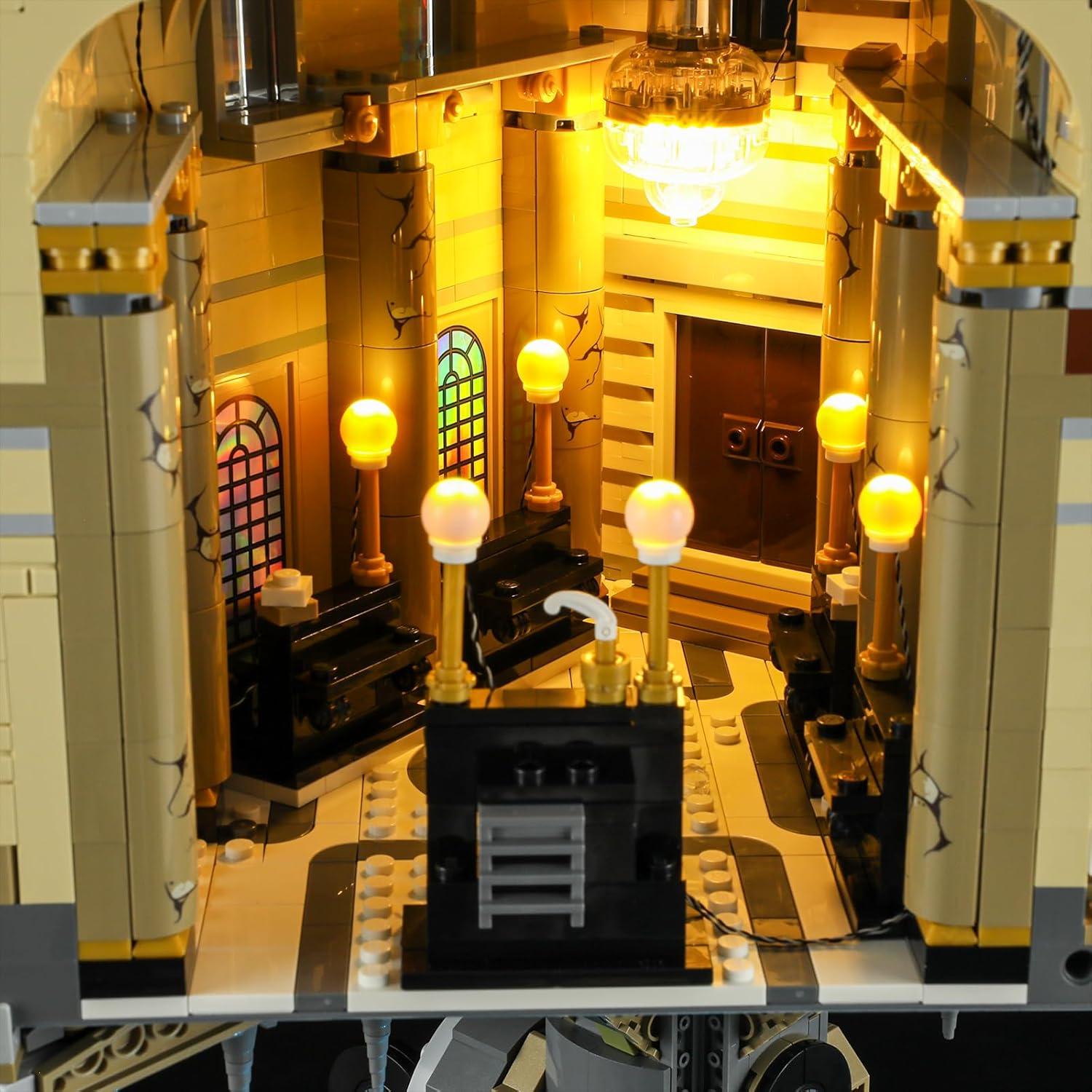 Kit de Iluminación LED BRIKSMAX para LEGO 76417 Gringotts