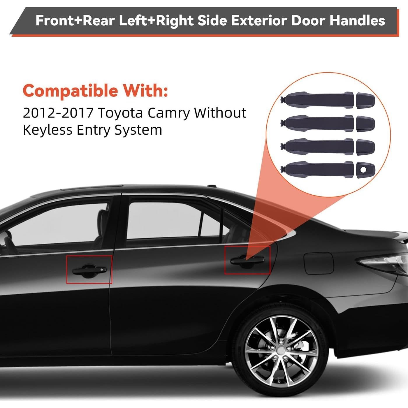 Kit de Manijas de Puerta Exterior DEAL para Toyota Camry 2012-2017