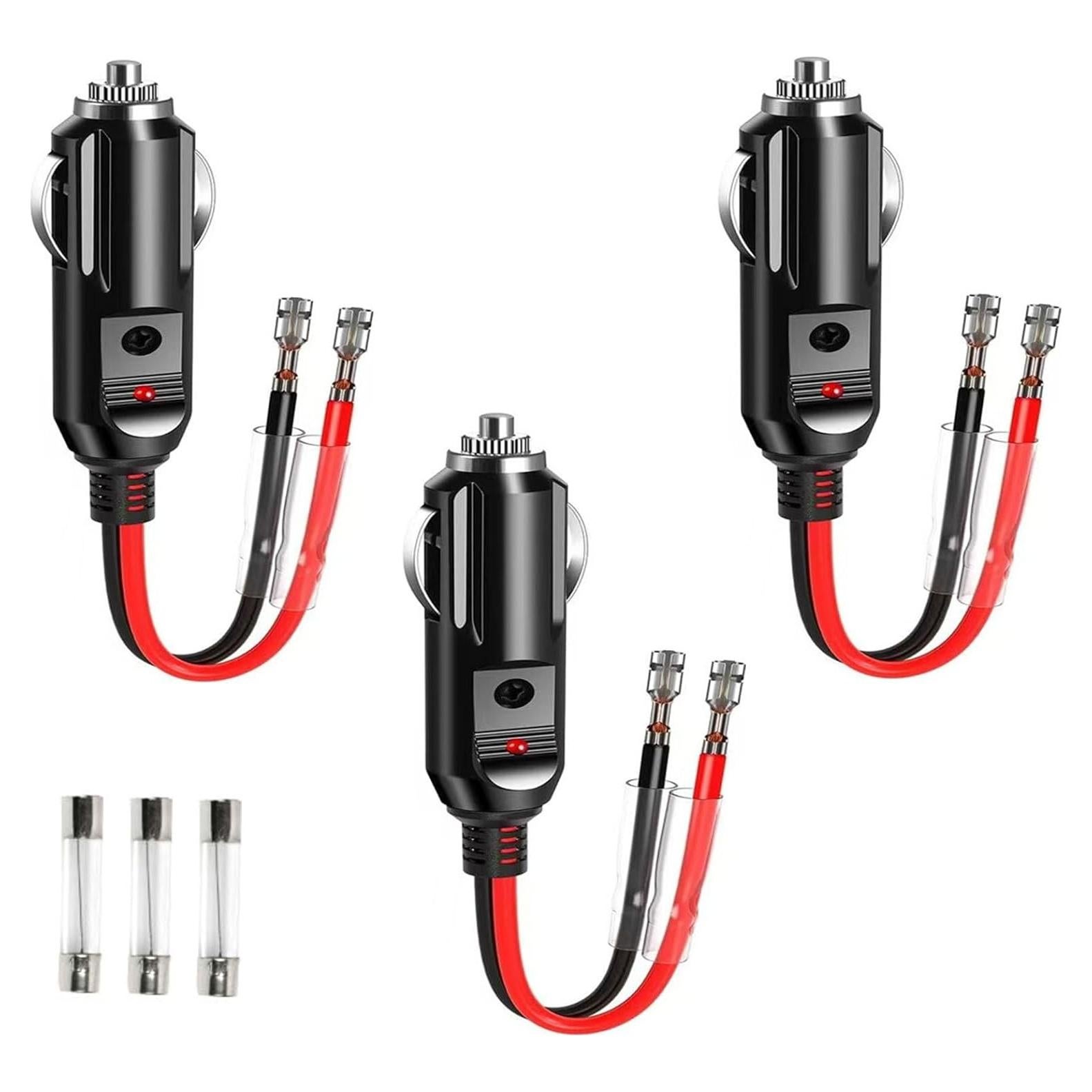 Adaptador enchufe encendedor 12V SZMXUCK 3 unidades 15A