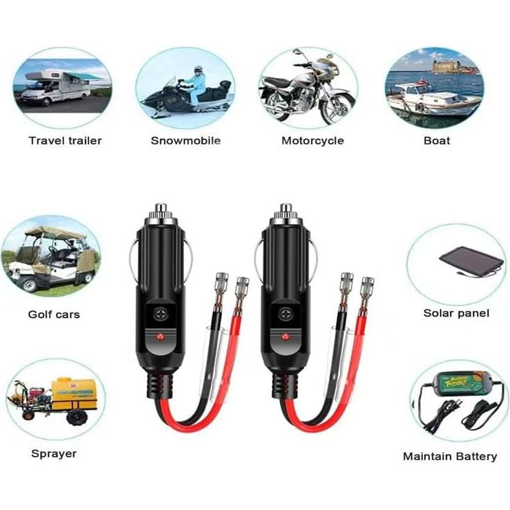 Adaptador enchufe encendedor 12V SZMXUCK 3 unidades 15A