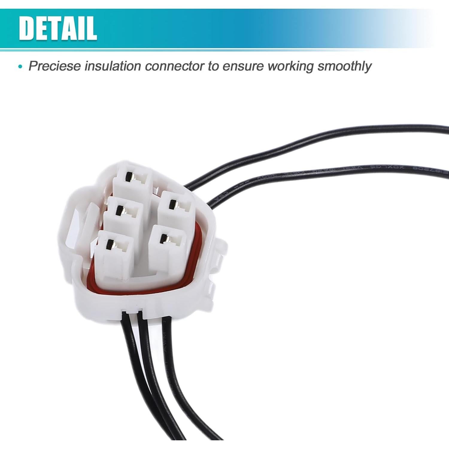 Conector de Bomba de Combustible Pigtail uxcell 5 Pines