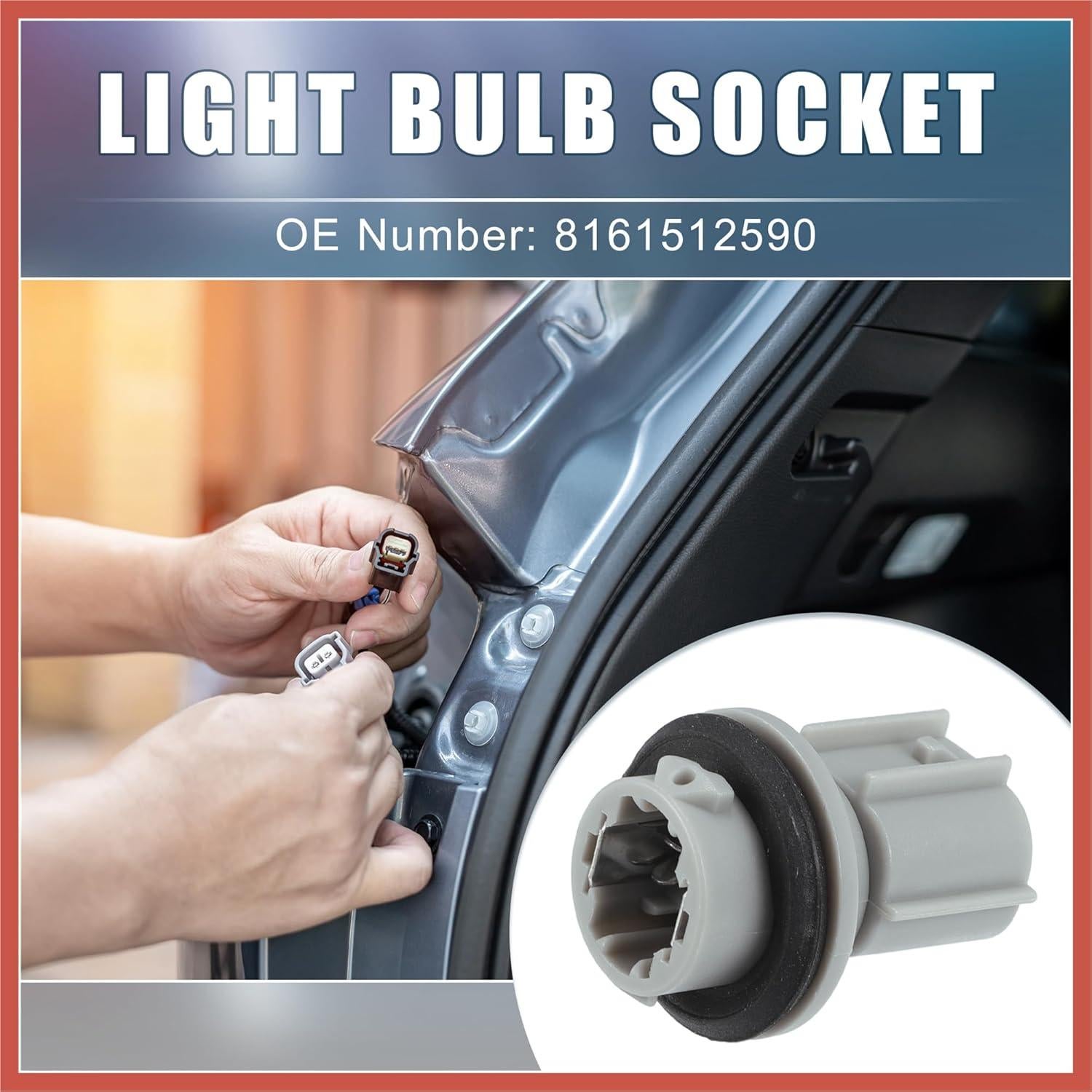 Portalámparas ACROPIX para Toyota RAV4 2013-2018 Gris