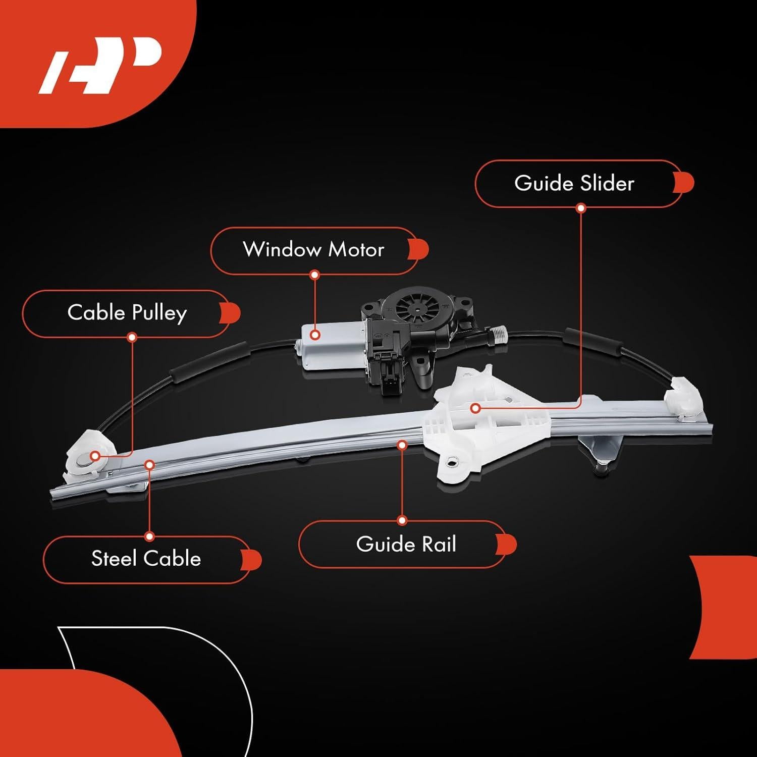 Regulador de Ventana Eléctrico A-Premium Toyota Yaris 2016-2020