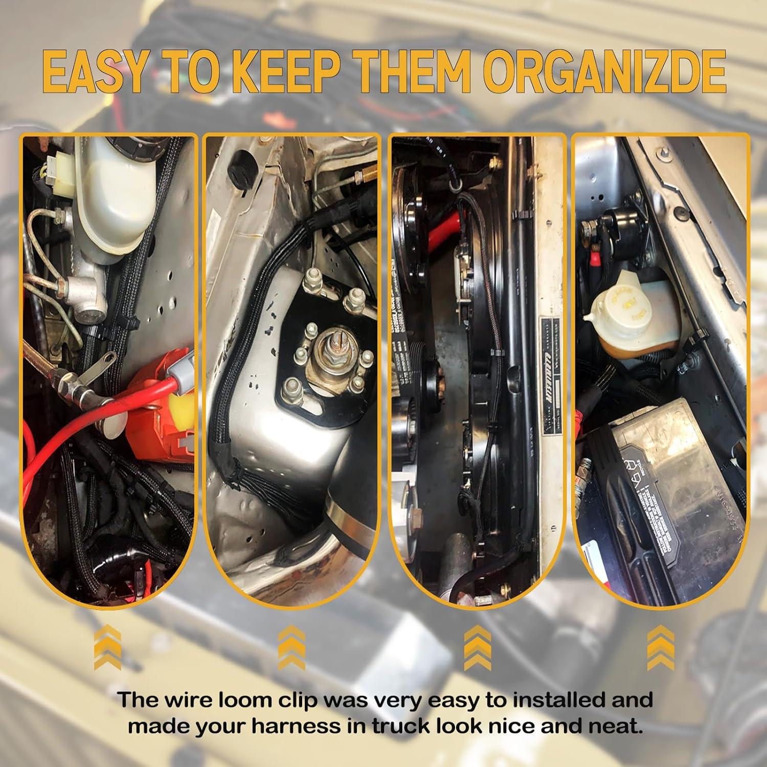 150 Bridas de Cable Nylon UNIGT para Autos y Camiones