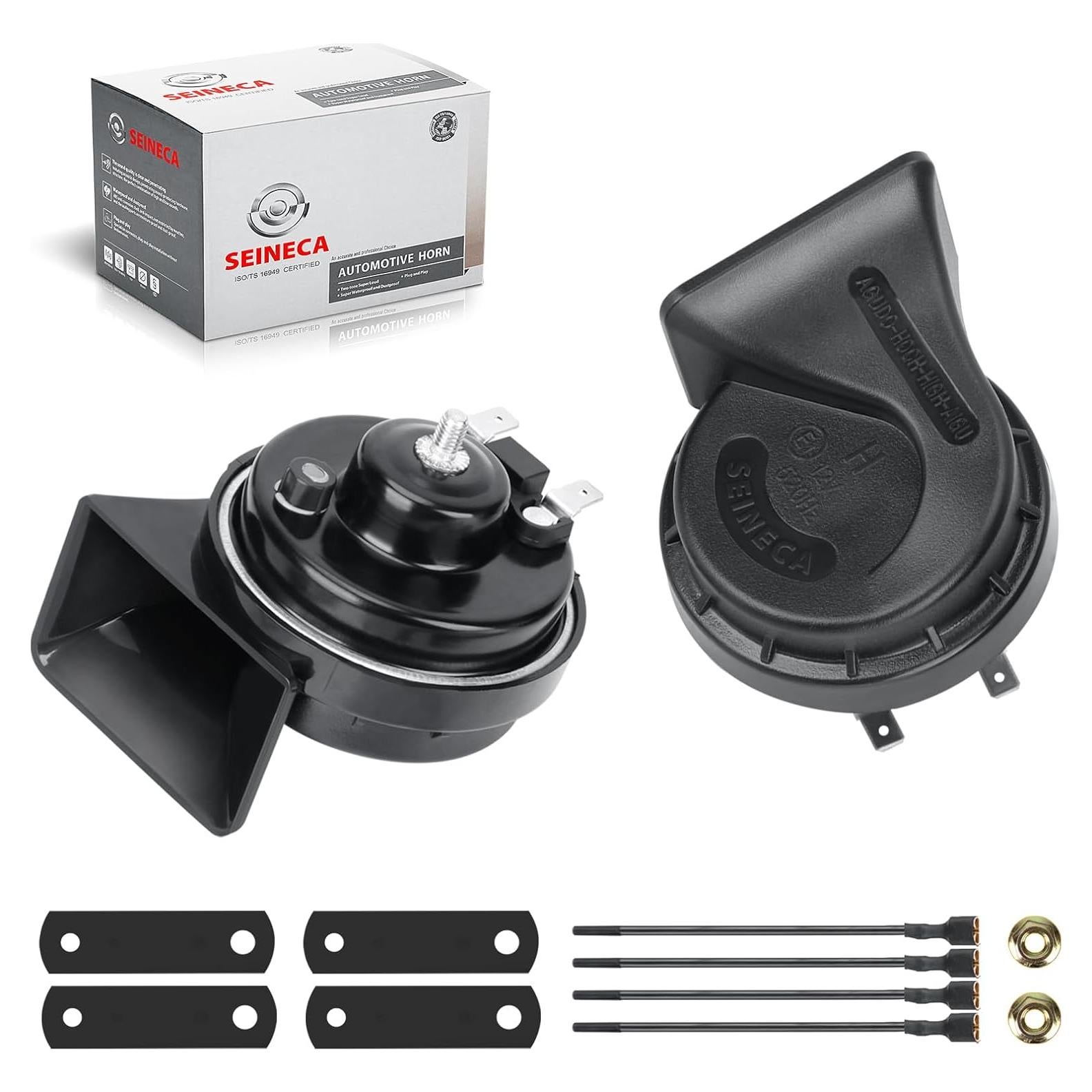 Kit de bocina de caracol eléctrica SEINECA 12V 130dB