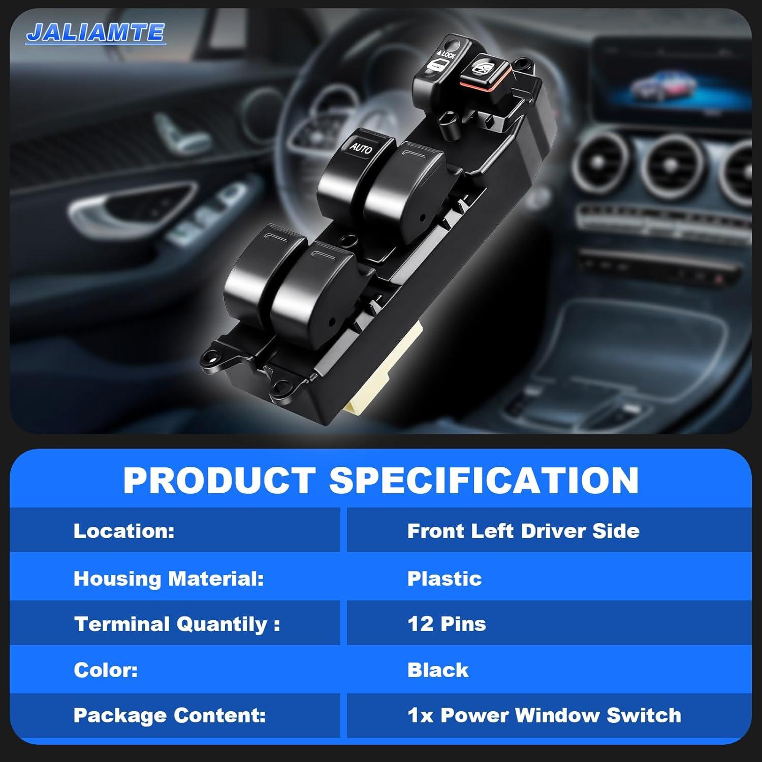 Interruptor Maestro Ventana Eléctrica JALIAMTE Toyota Camry/Corolla