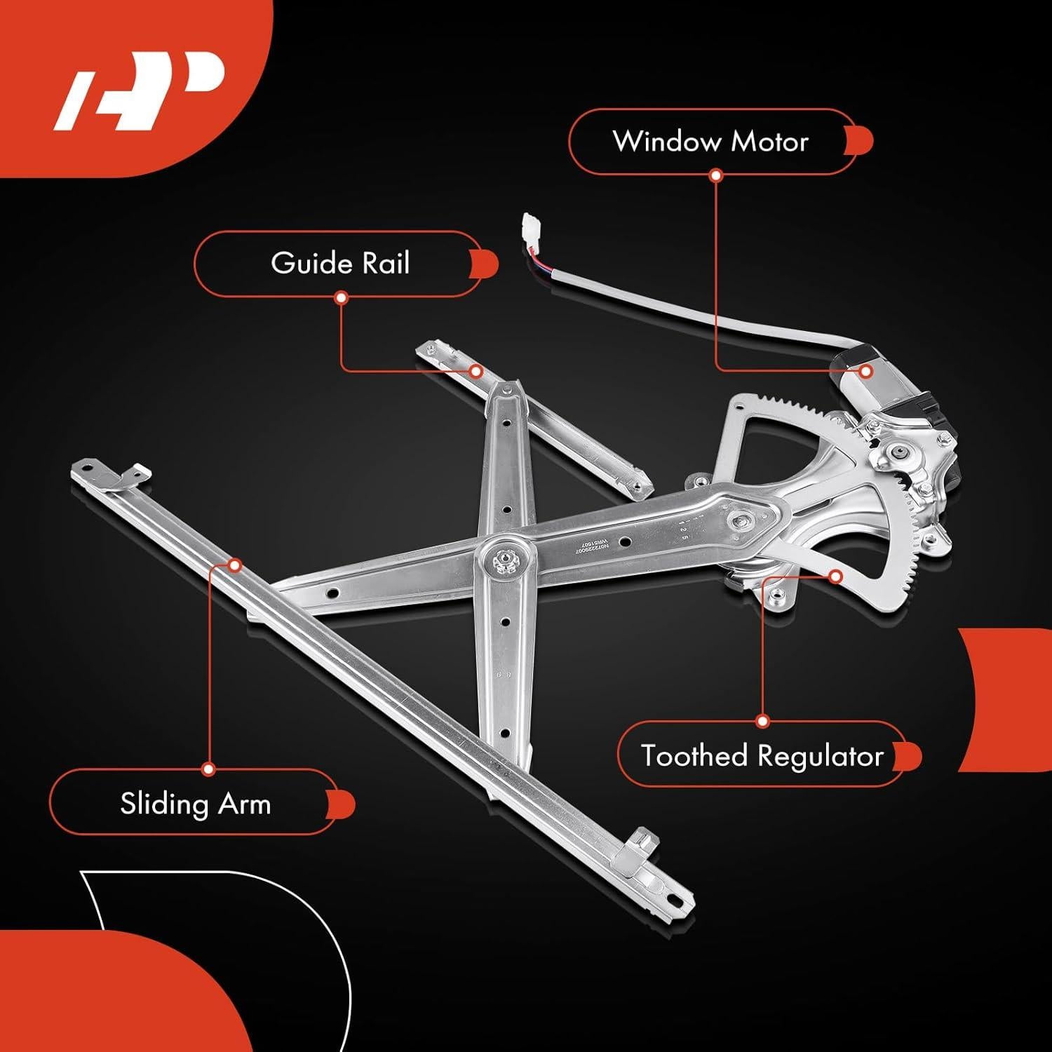 Regulador de Ventana Eléctrico A-Premium Toyota Tundra 2005-2006