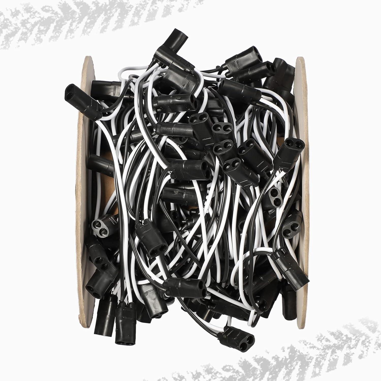 Cableado Doble Conector Hembra Partsam 150 Enchufes 22,56 m