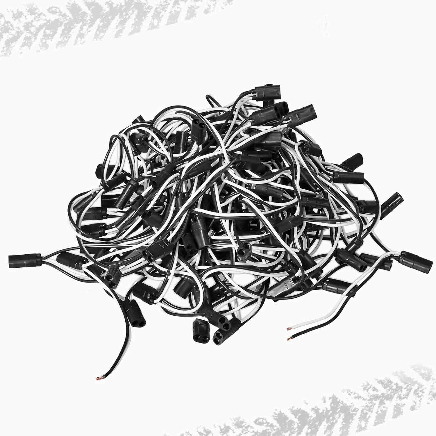 Cableado Doble Conector Hembra Partsam 150 Enchufes 22,56 m